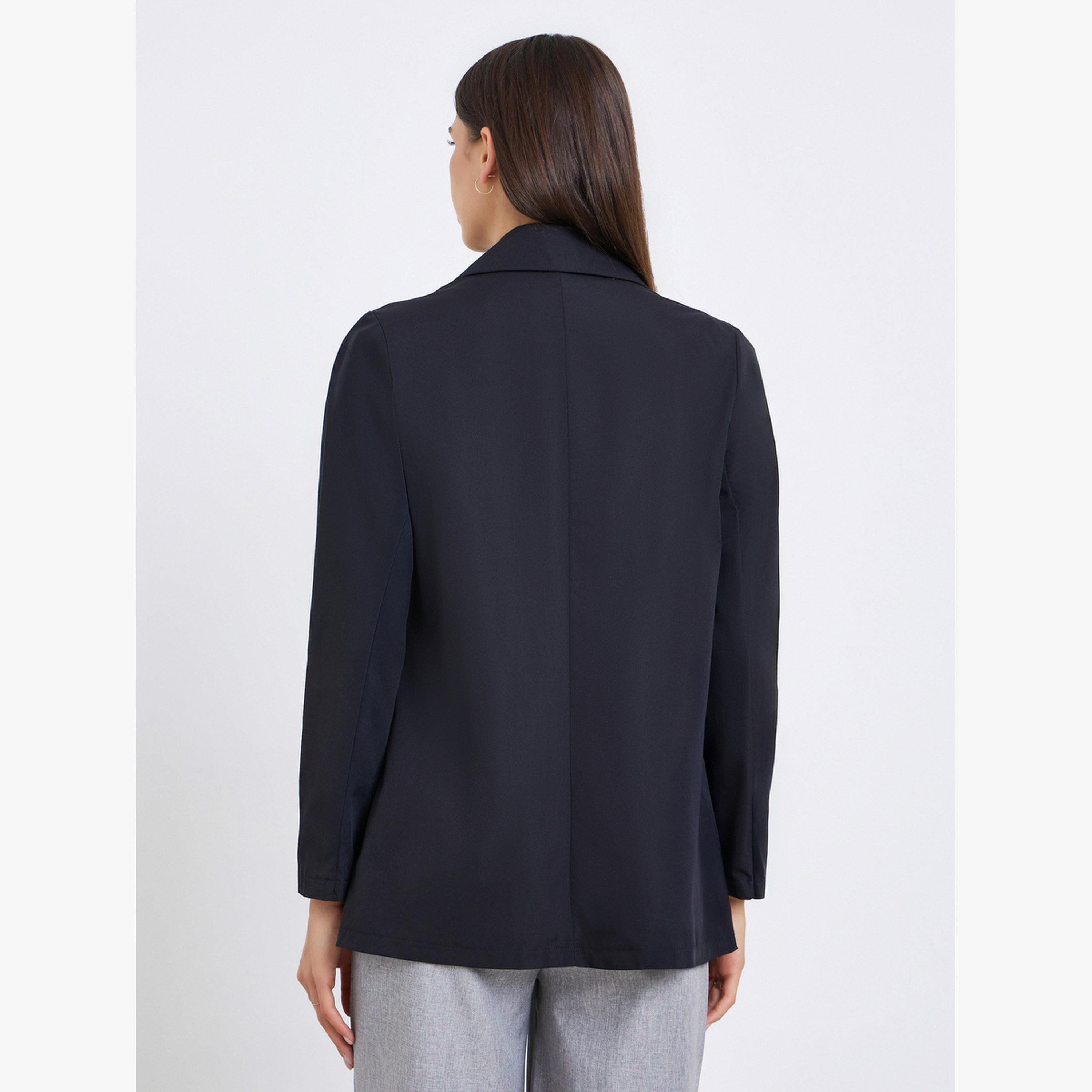 Take Two Solid Pocket Detail Long Sleeve Blazer-women-clothing-coatsandjackets-blazers-image-4