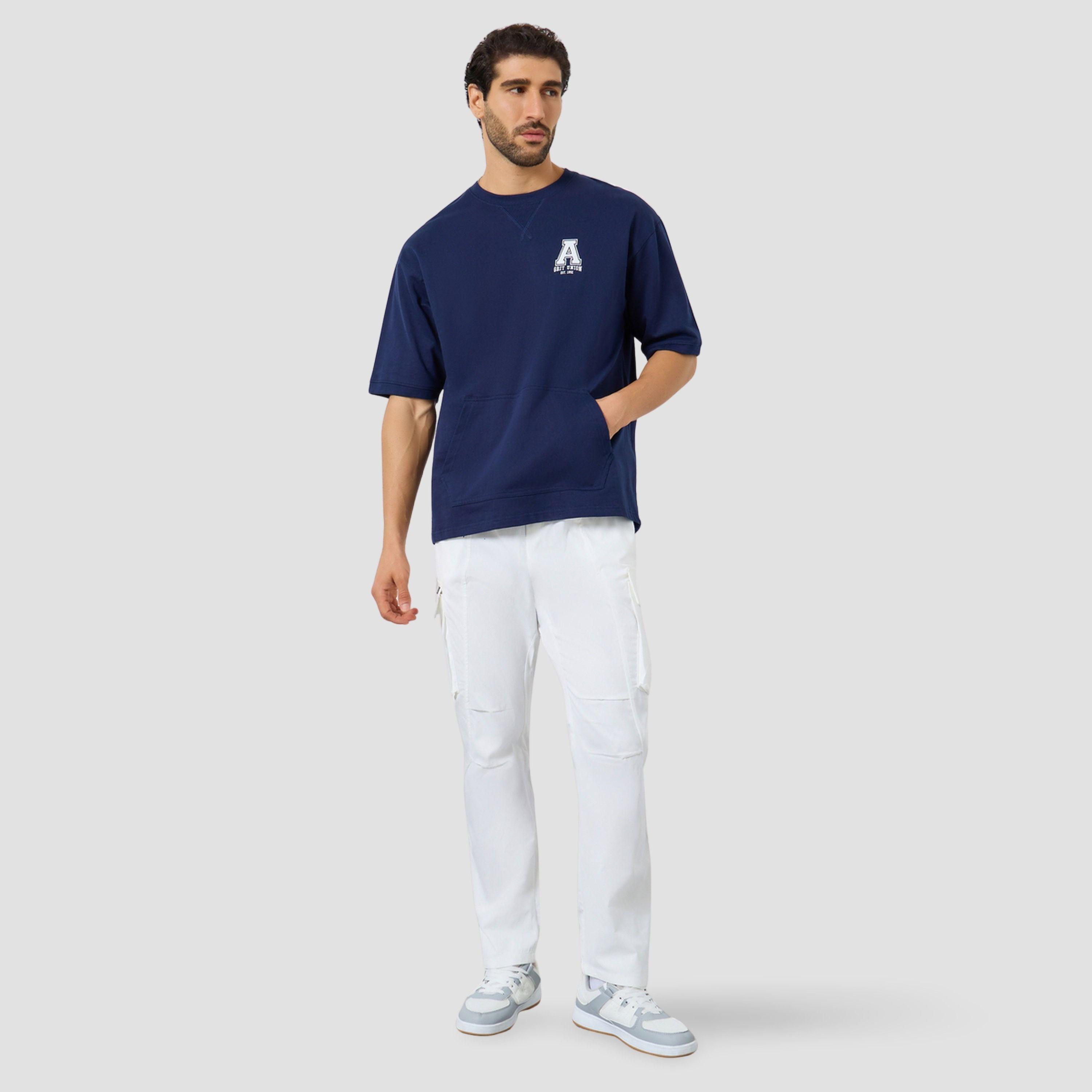 تيك تو - بنطال كارغو رجالي أبيض برباط-men-clothing-bottoms-joggers-image-2