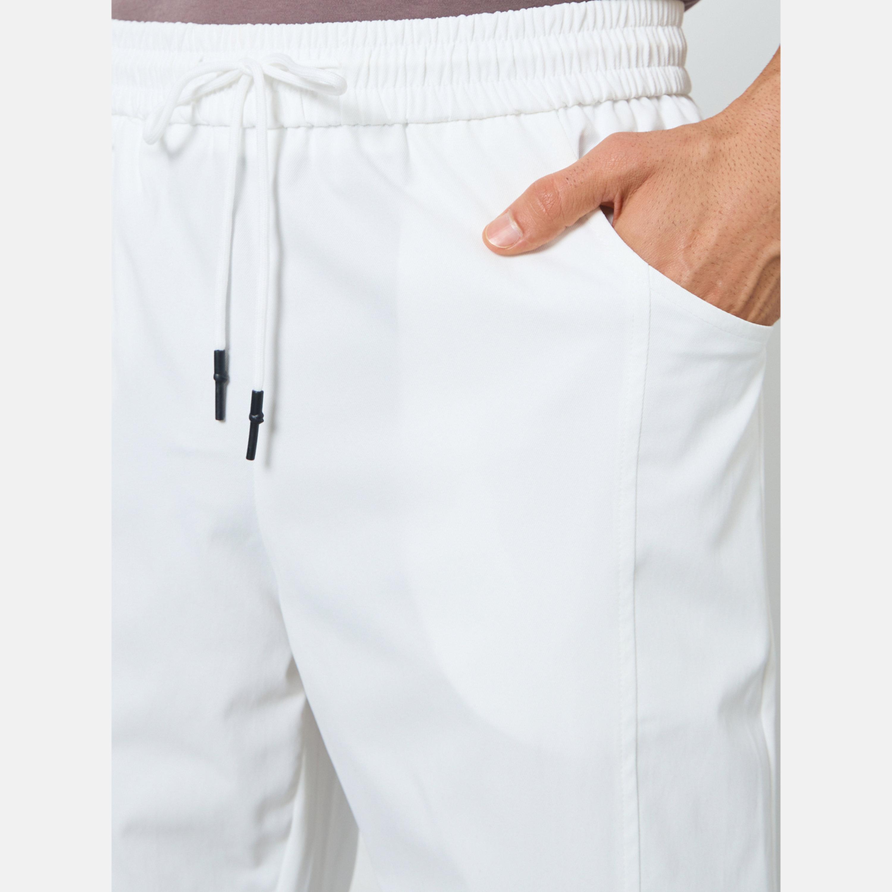 Take Two Men Solid Drawstring Waist Straight Leg Pants-men-clothing-bottoms-joggers-image-3