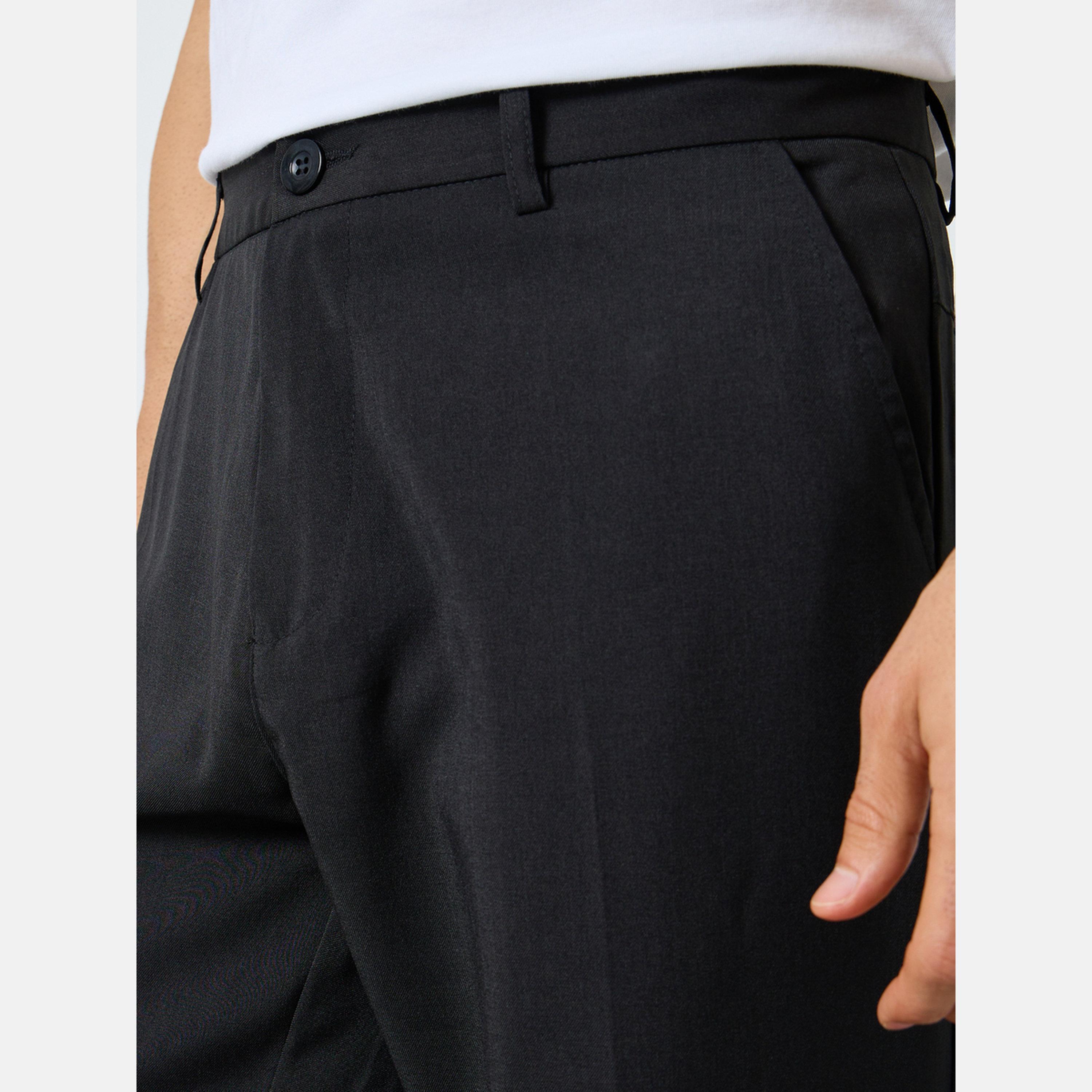 تيك تو - بنطال رجالي سادة بجيوب مائلة وساق مستقيمة-men-clothing-bottoms-trousersandchinos-trousers-image-3