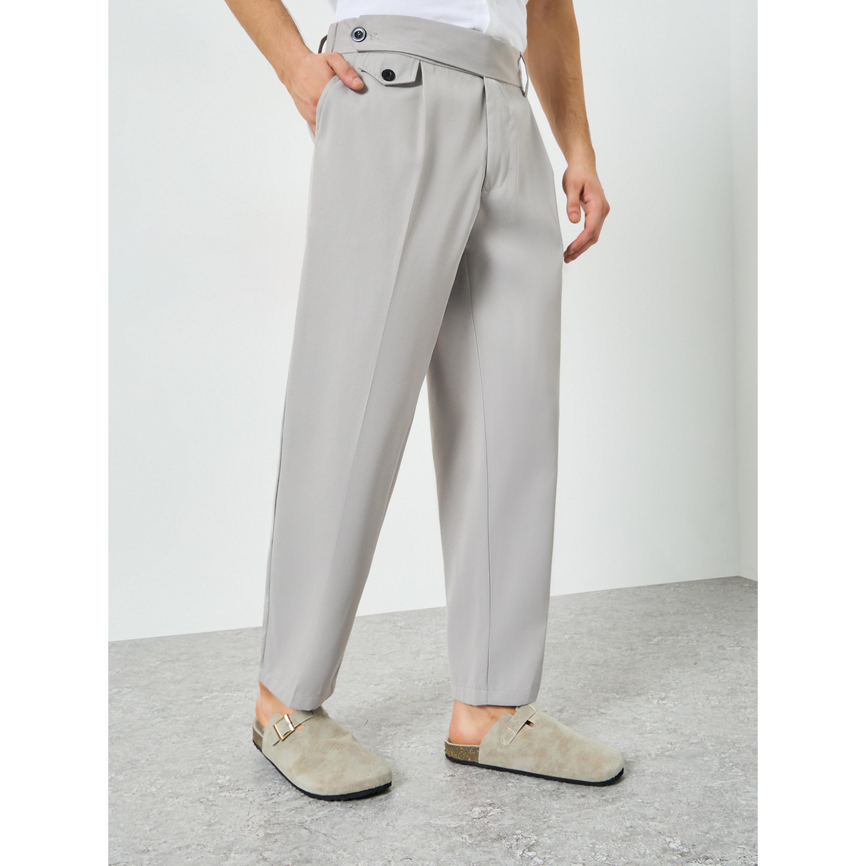 بنطال بأرجل مستقيمة وجيب مائل-men-clothing-bottoms-joggers-image-1