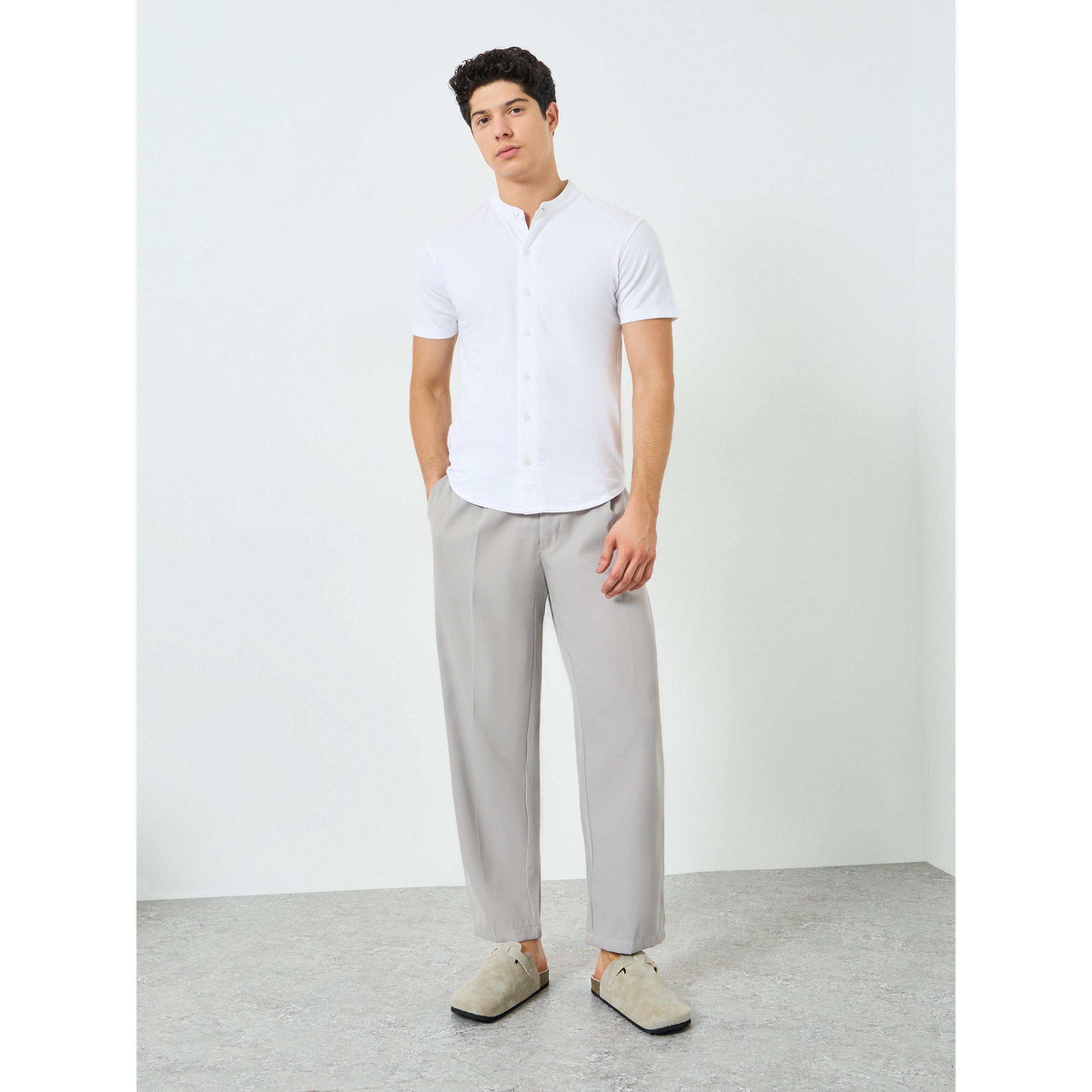 بنطال بأرجل مستقيمة وجيب مائل-men-clothing-bottoms-joggers-image-2
