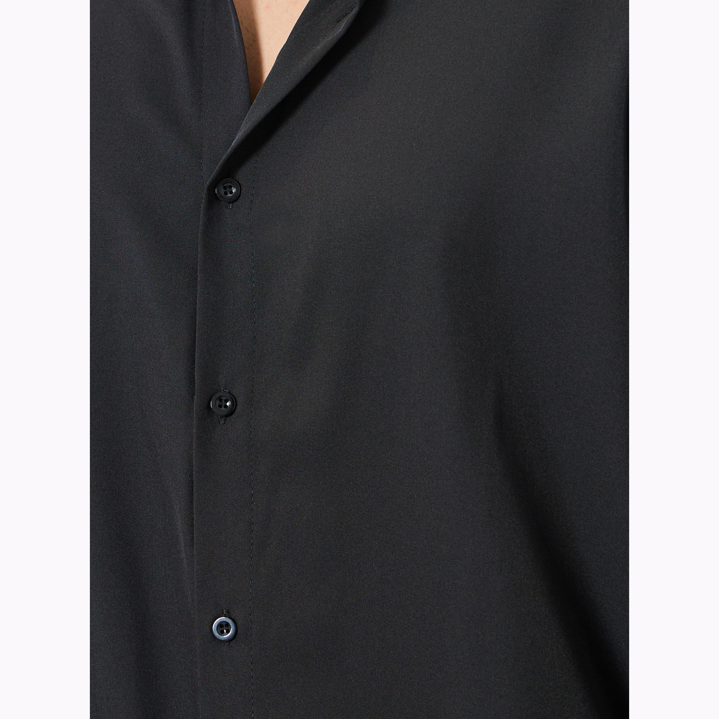 Take Two Men Solid Button Front Long Sleeve Shirt-men-clothing-shirts-image-5