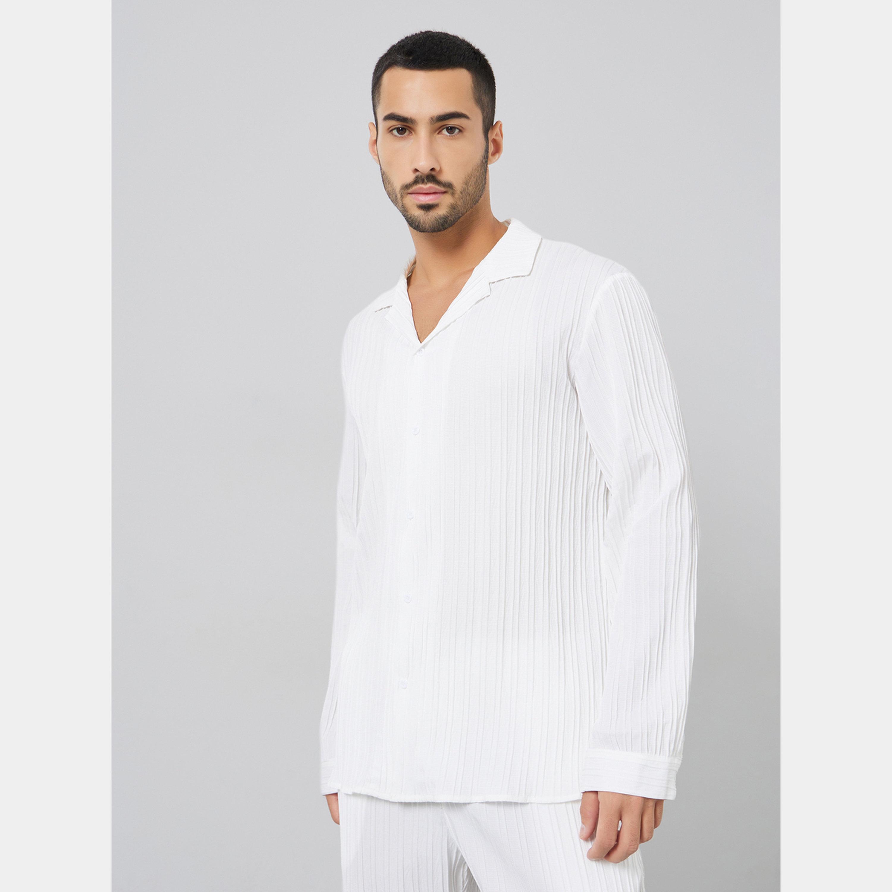 Take Two Men Textured Shirt and Pants Co-ords-men-clothing-coordsets-image-3