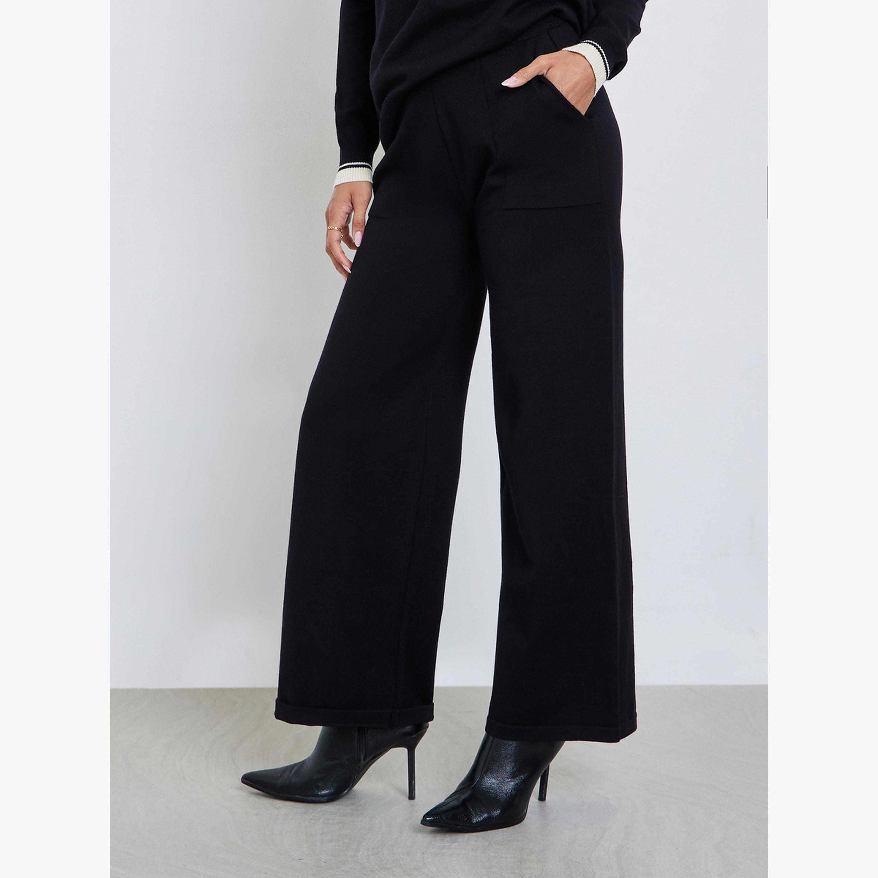 Styli Women Flat Knit Sweater and Pants Co-ords-women-clothing-coordsets-image-5