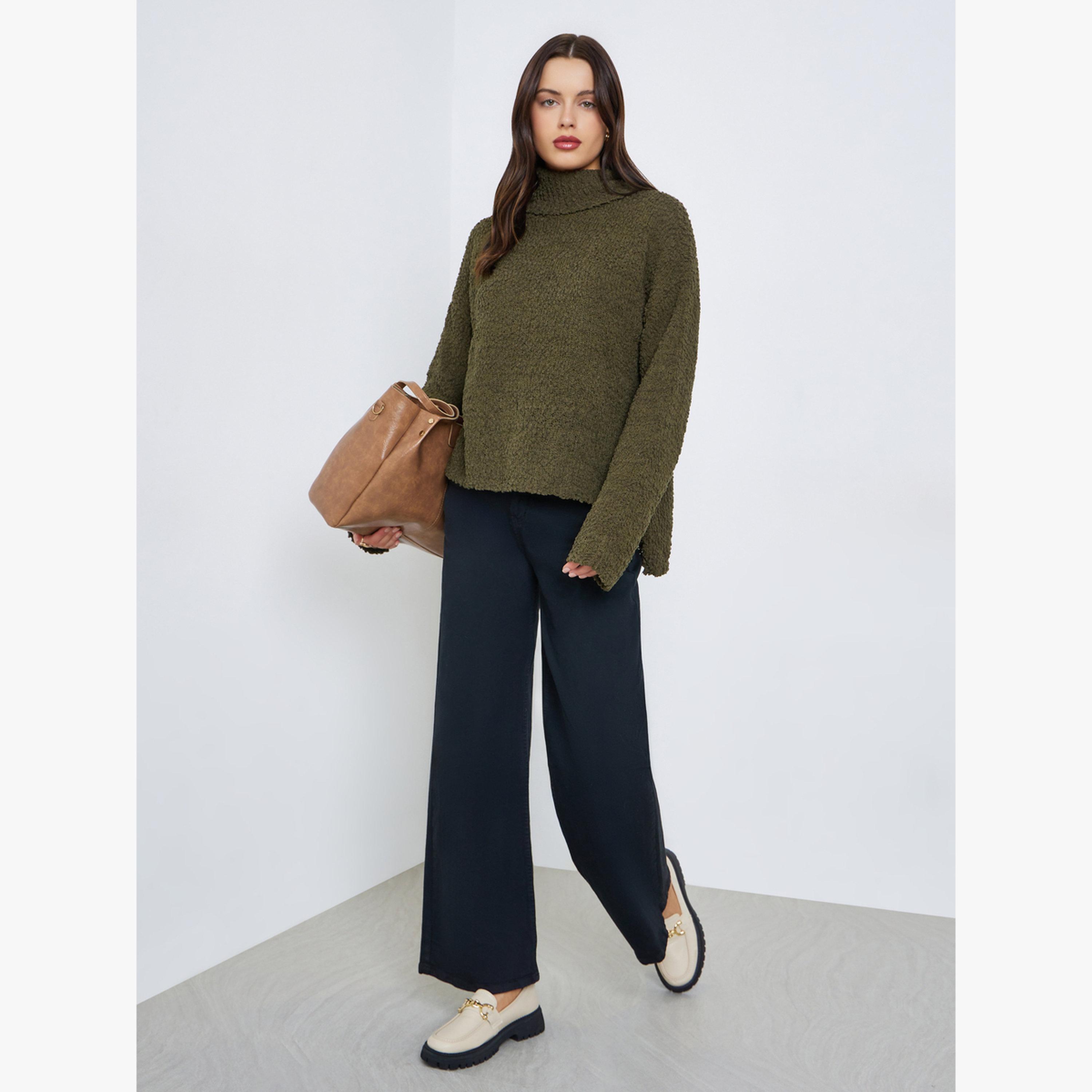 Styli Solid Turtle Neck Jumper Sweater-women-clothing-cardigansandjumpers-jumpers-image-2