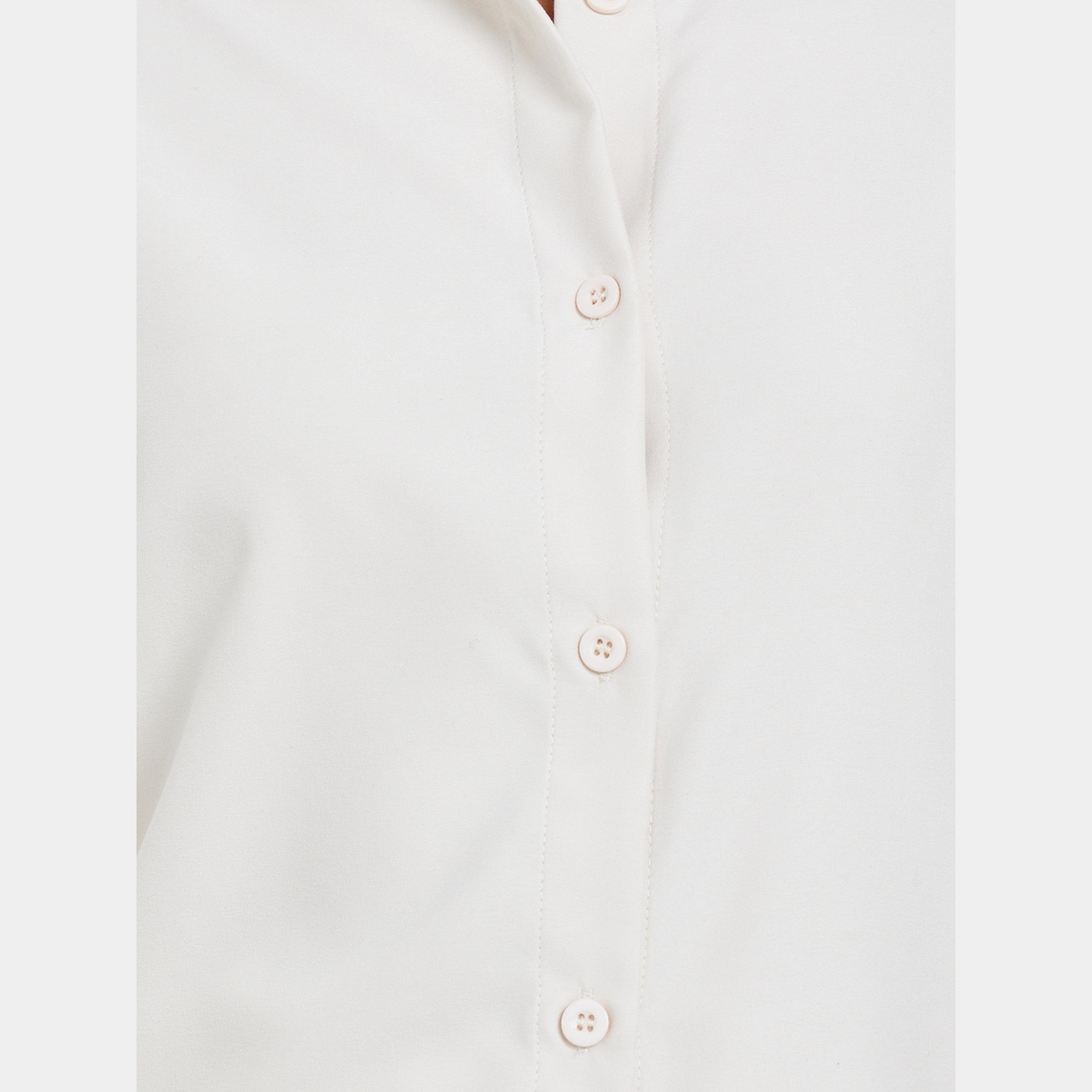 Styli Off White Solid Shirt and Maxi Skirt Co-ords-women-clothing-coordsets-image-5