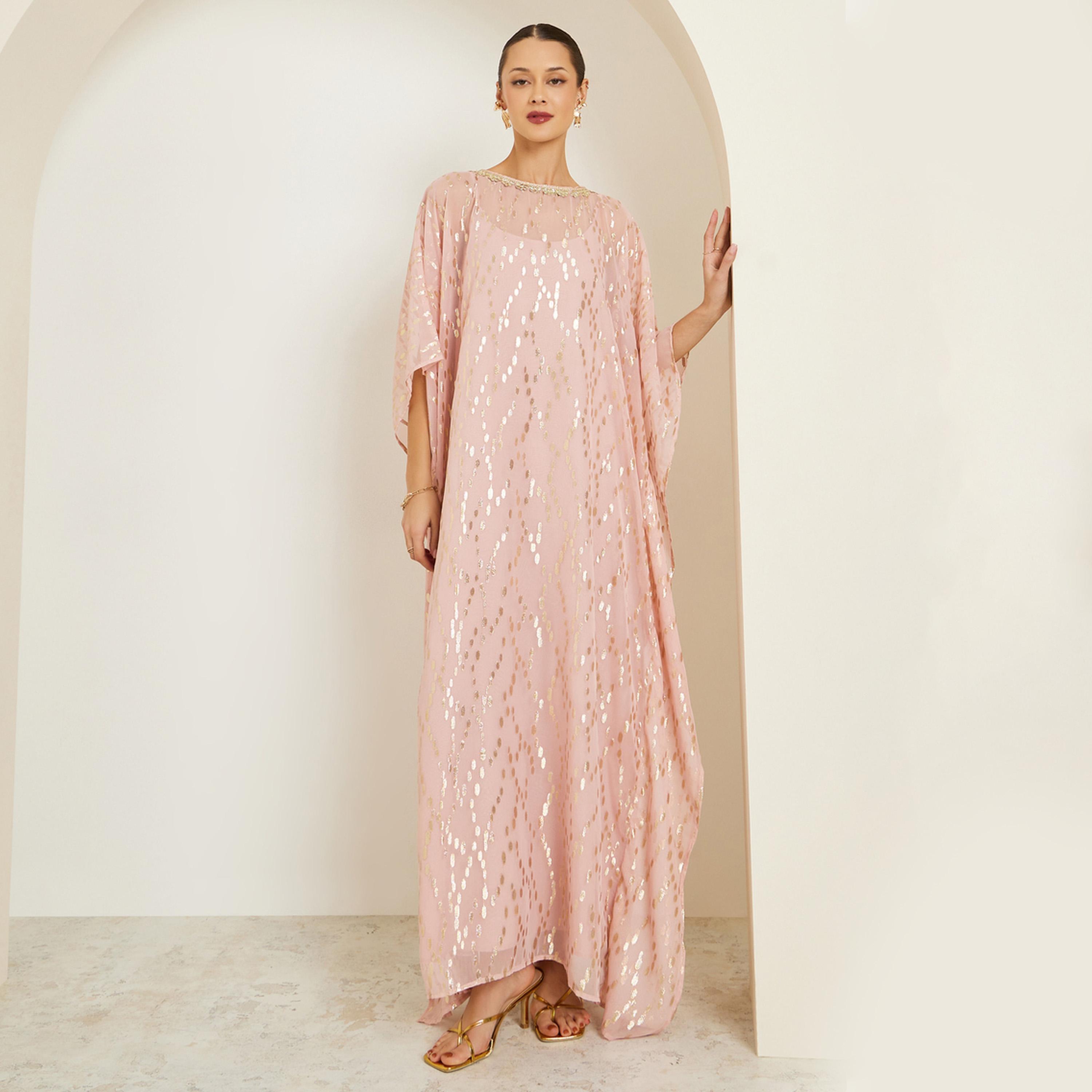 قفطان شفاف مزين-women-arabicclothing-kaftan-image-1