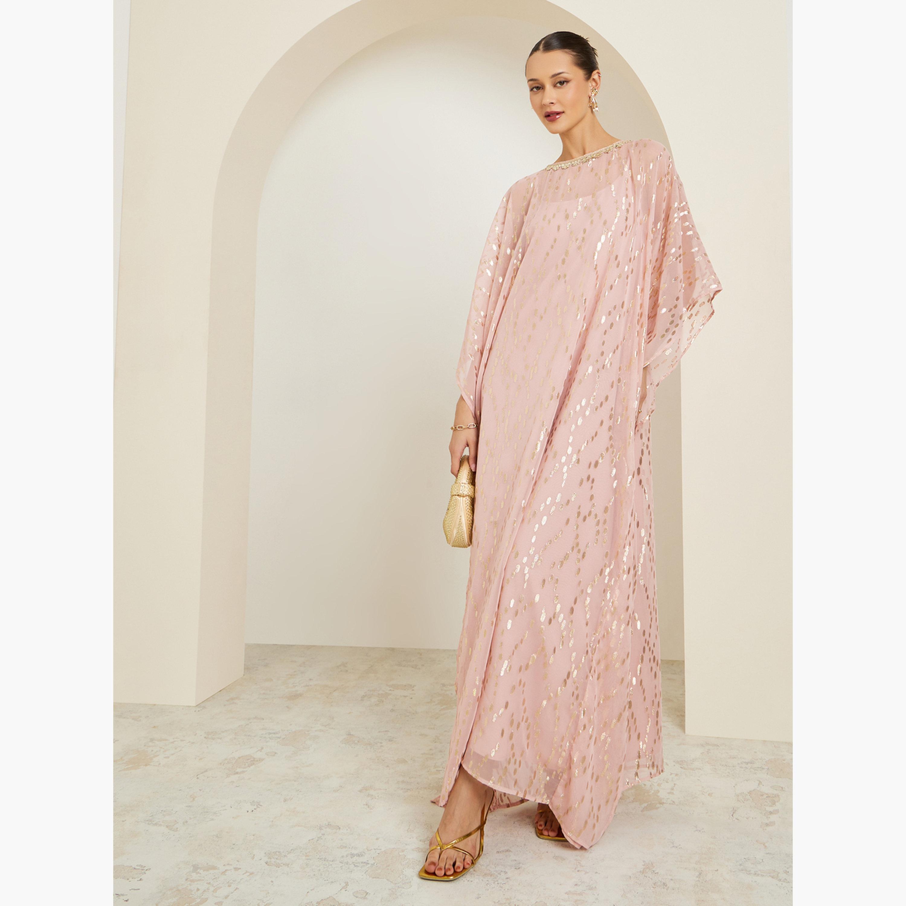 قفطان شفاف مزين-women-arabicclothing-kaftan-image-2