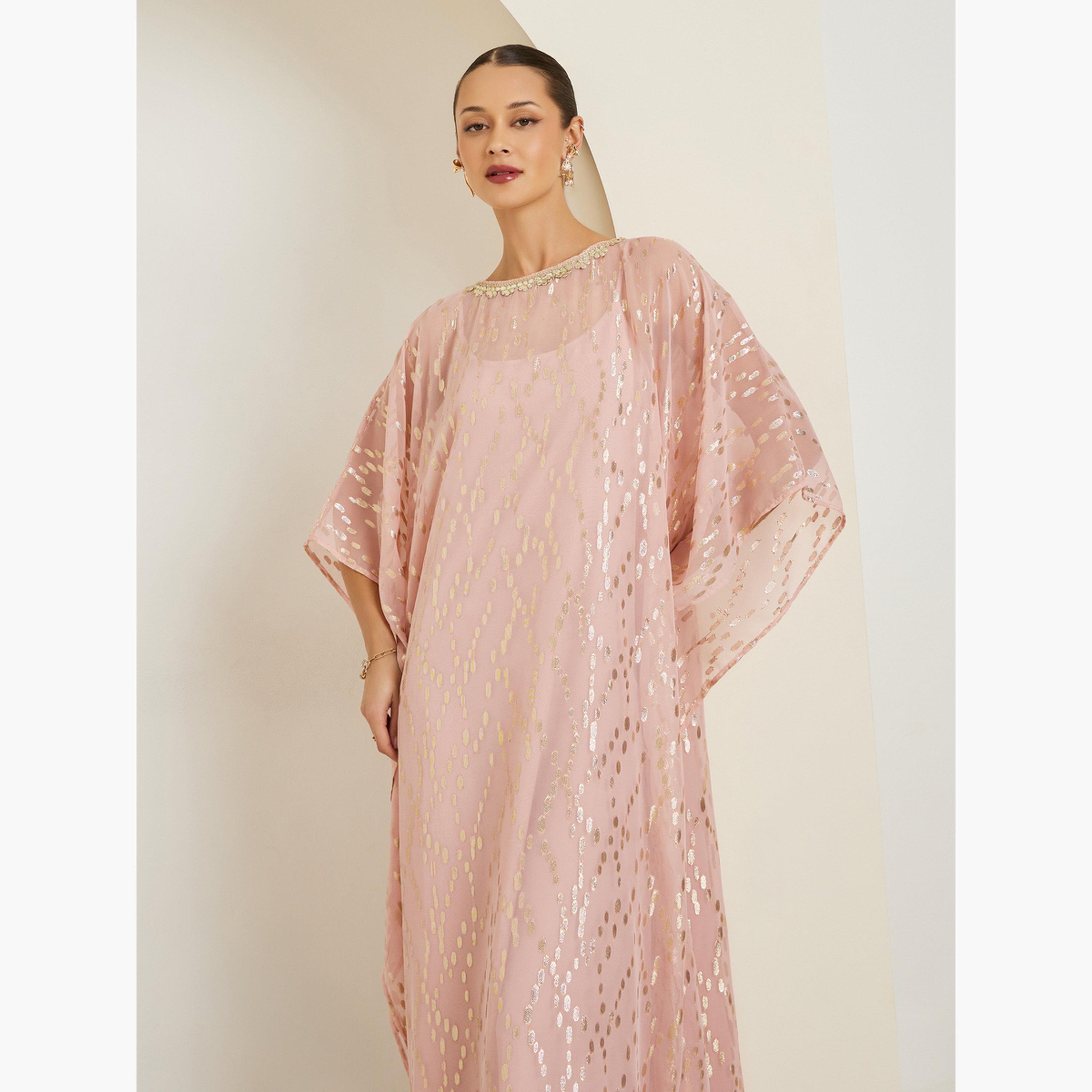 قفطان شفاف مزين-women-arabicclothing-kaftan-image-3