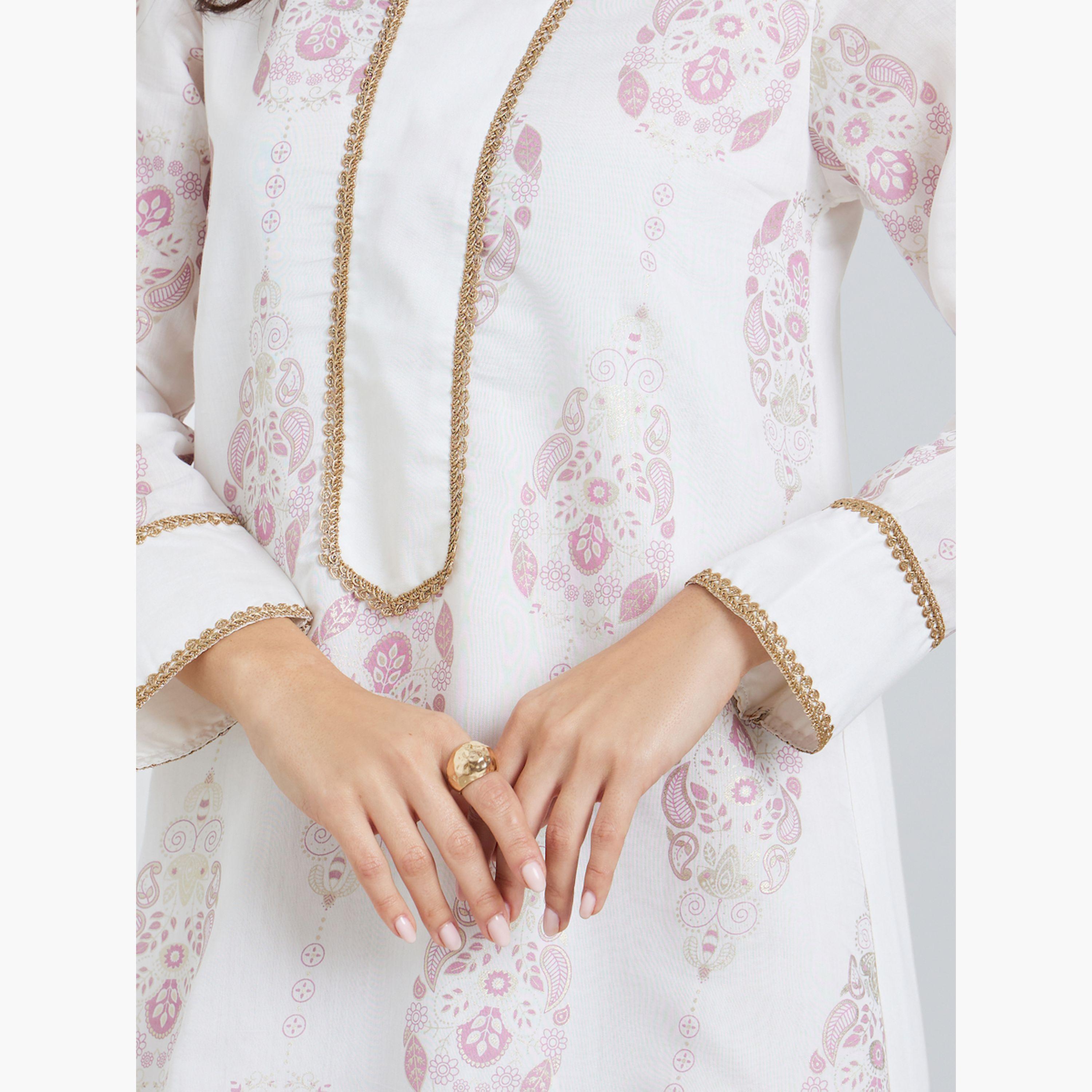 جلابية مطبوعة بتصميم مريح-women-arabicclothing-jalabiyas-image-5