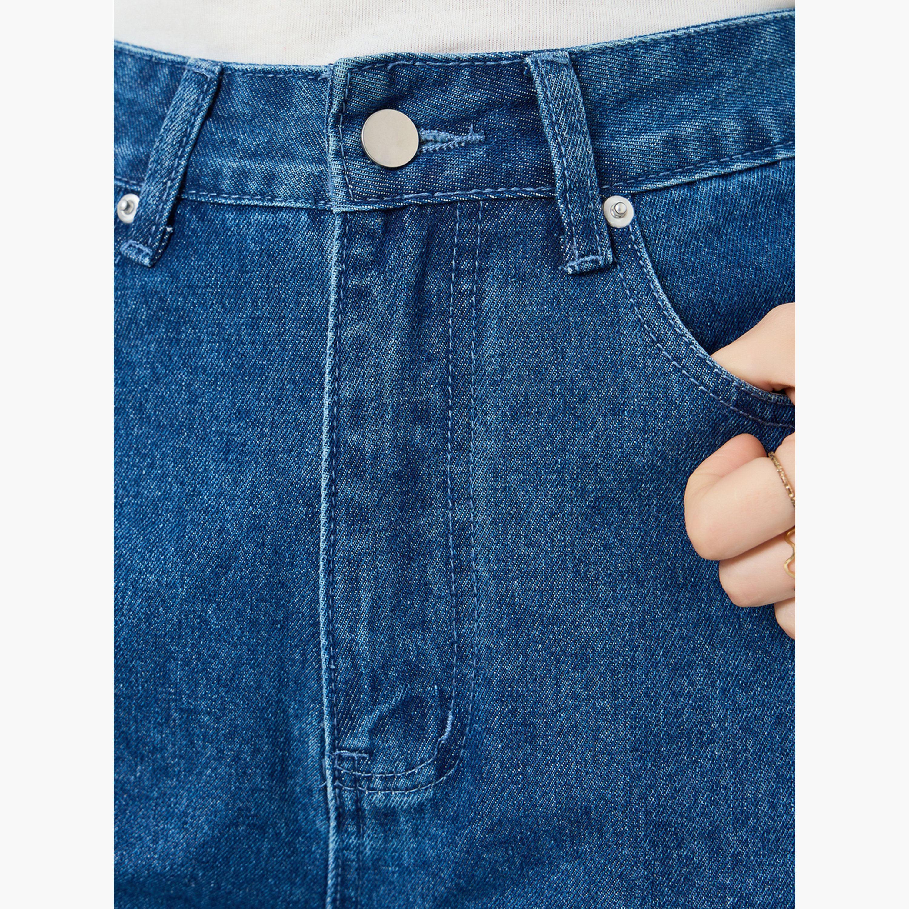 جينز بخصر عالي وأرجل واسعة-women-clothing-bottoms-jeans-image-3