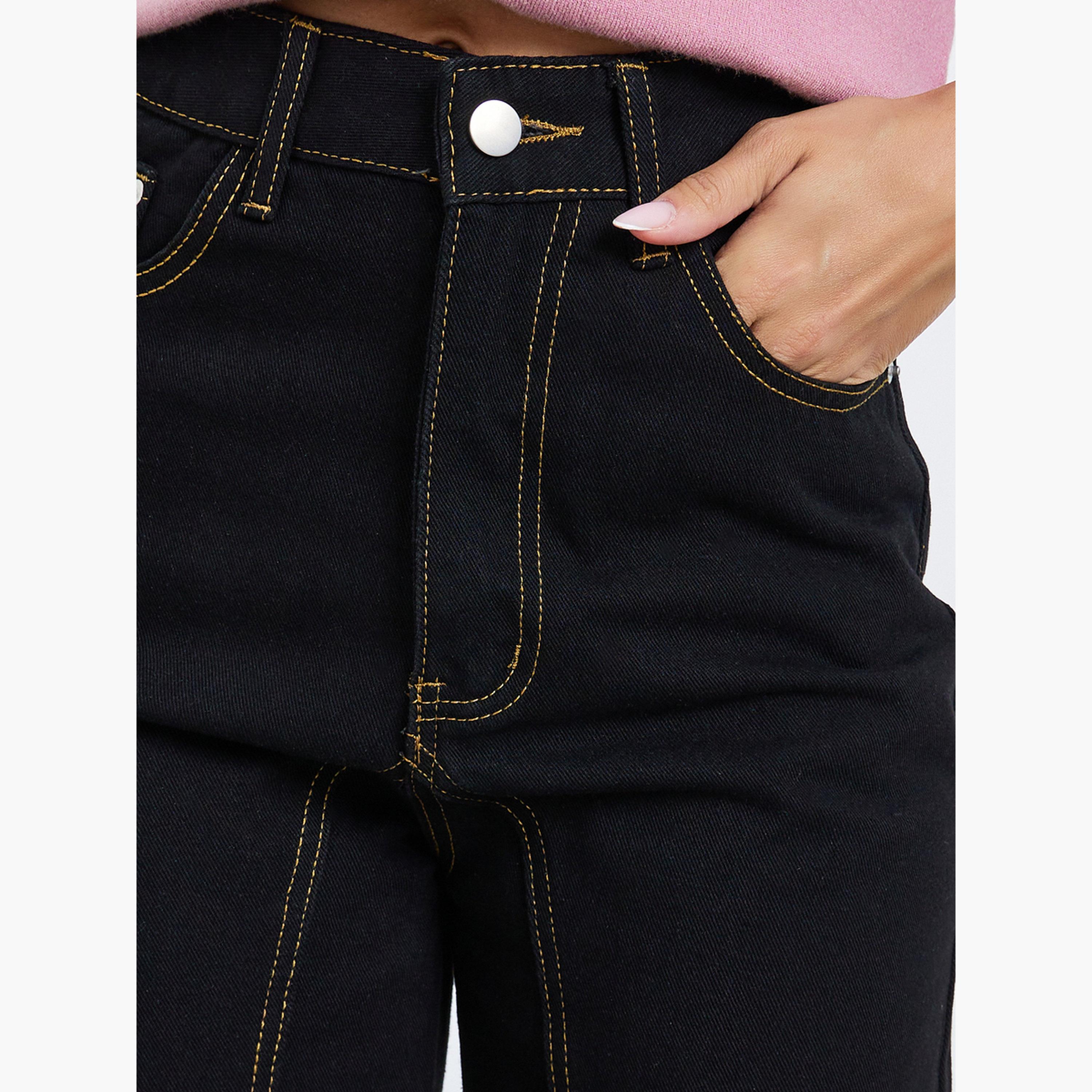 جينز بأرجل واسعة بخصر مرتفع-women-clothing-bottoms-jeans-image-3