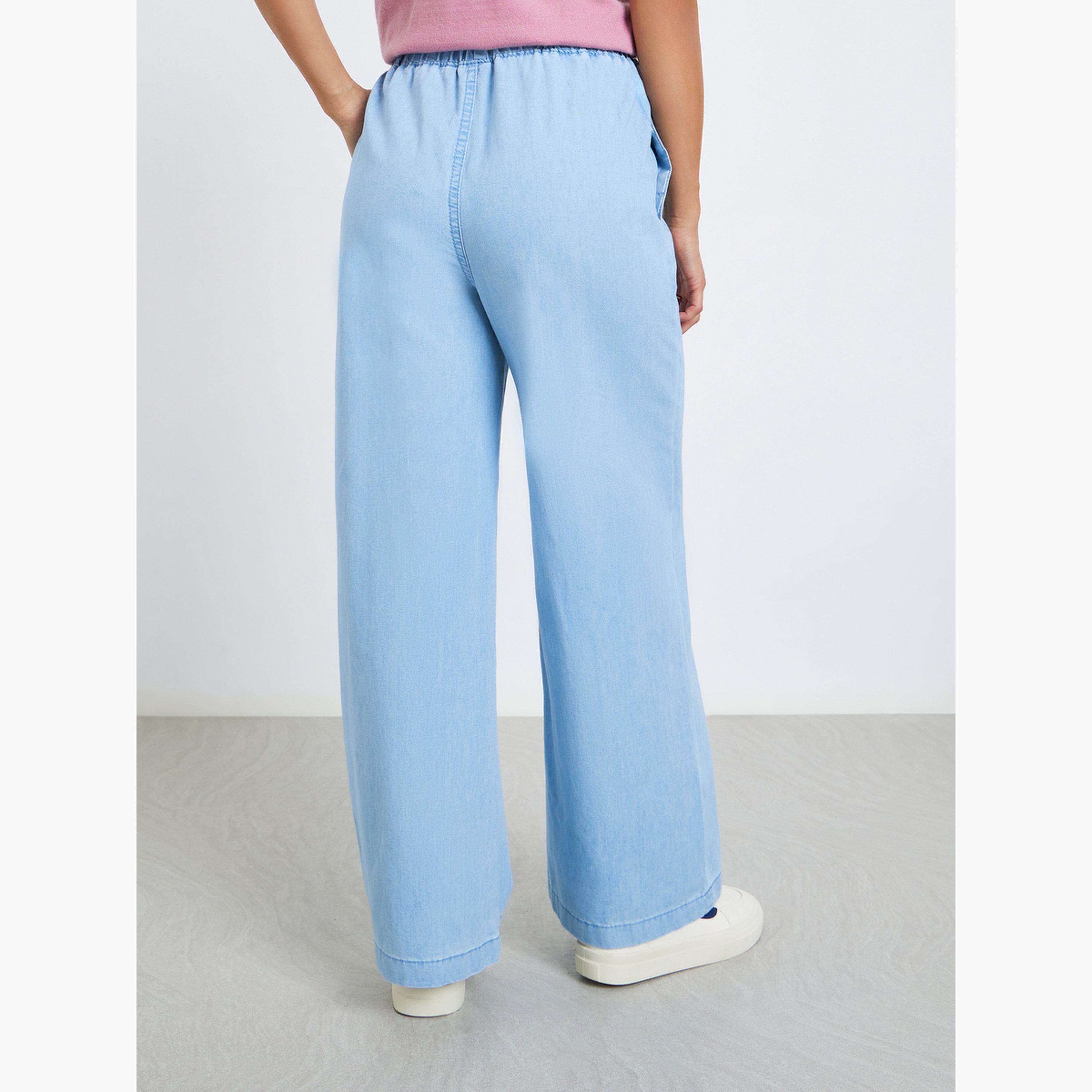 جينز بأرجل مستقيمة بخصر مرتفع-women-clothing-bottoms-jeans-image-4