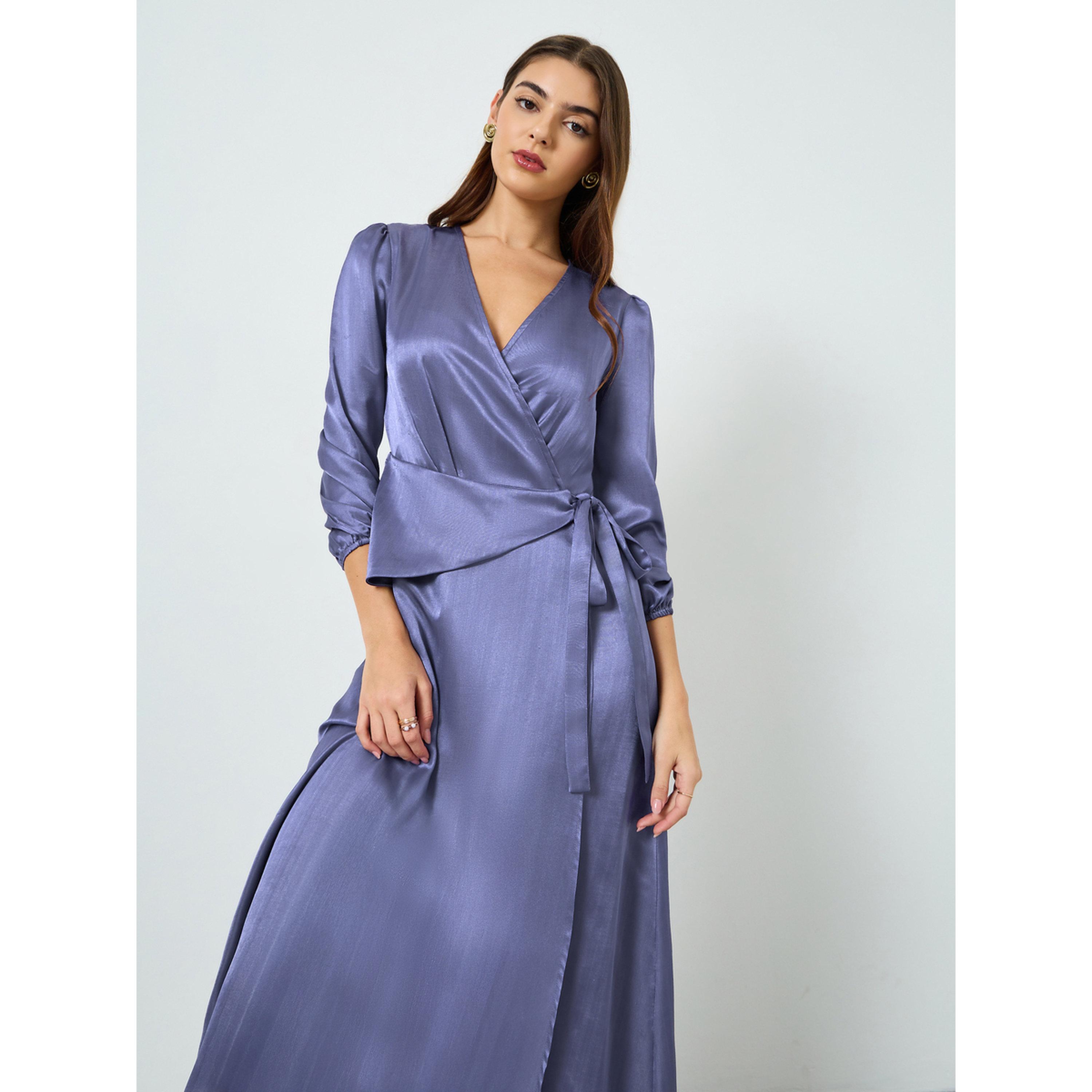 فستان طويل بحافة واسعة وأكمام طويلة للنساء-women-clothing-dresses-image-2