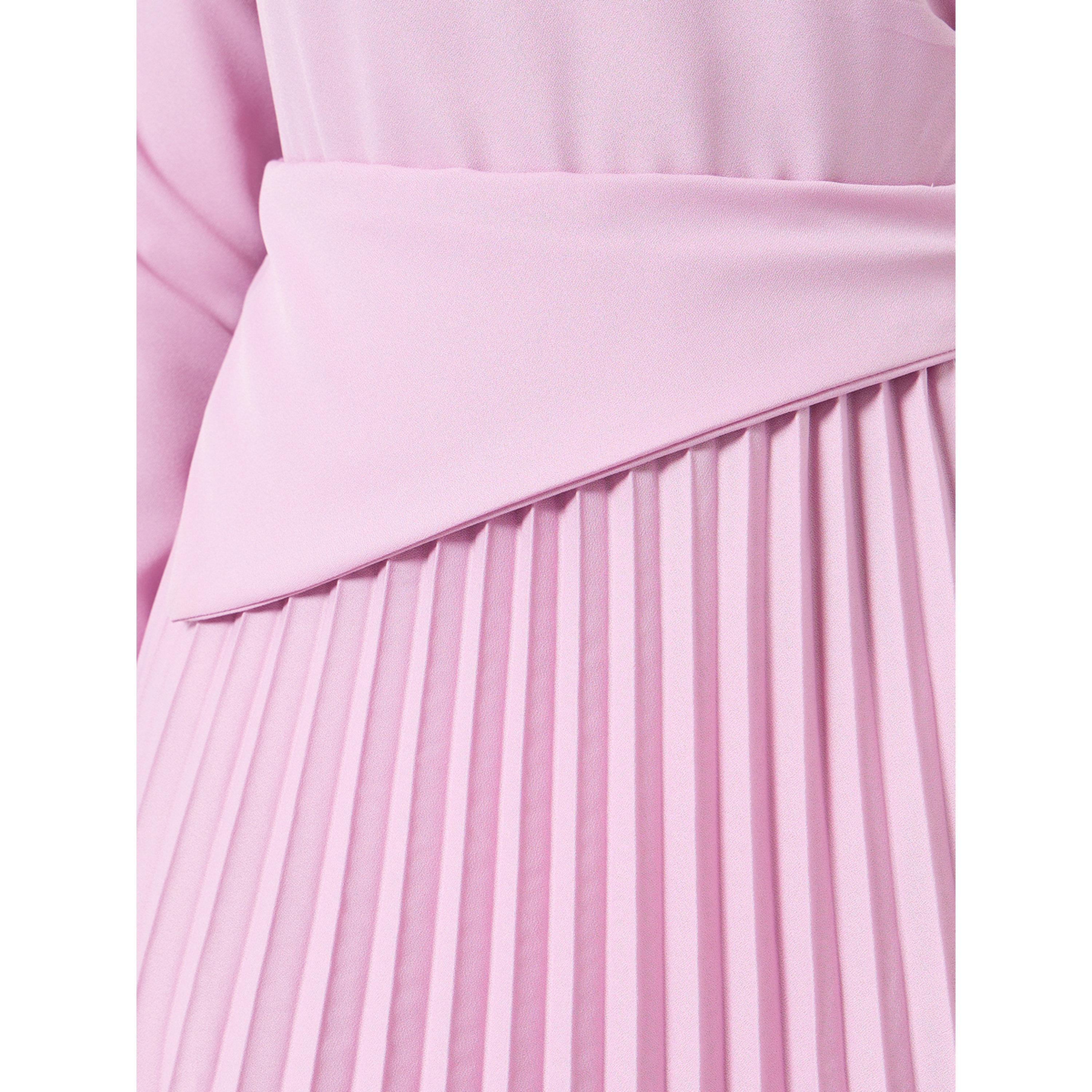Styli Women Lilac Pleated Midi Dress-women-clothing-dresses-image-5
