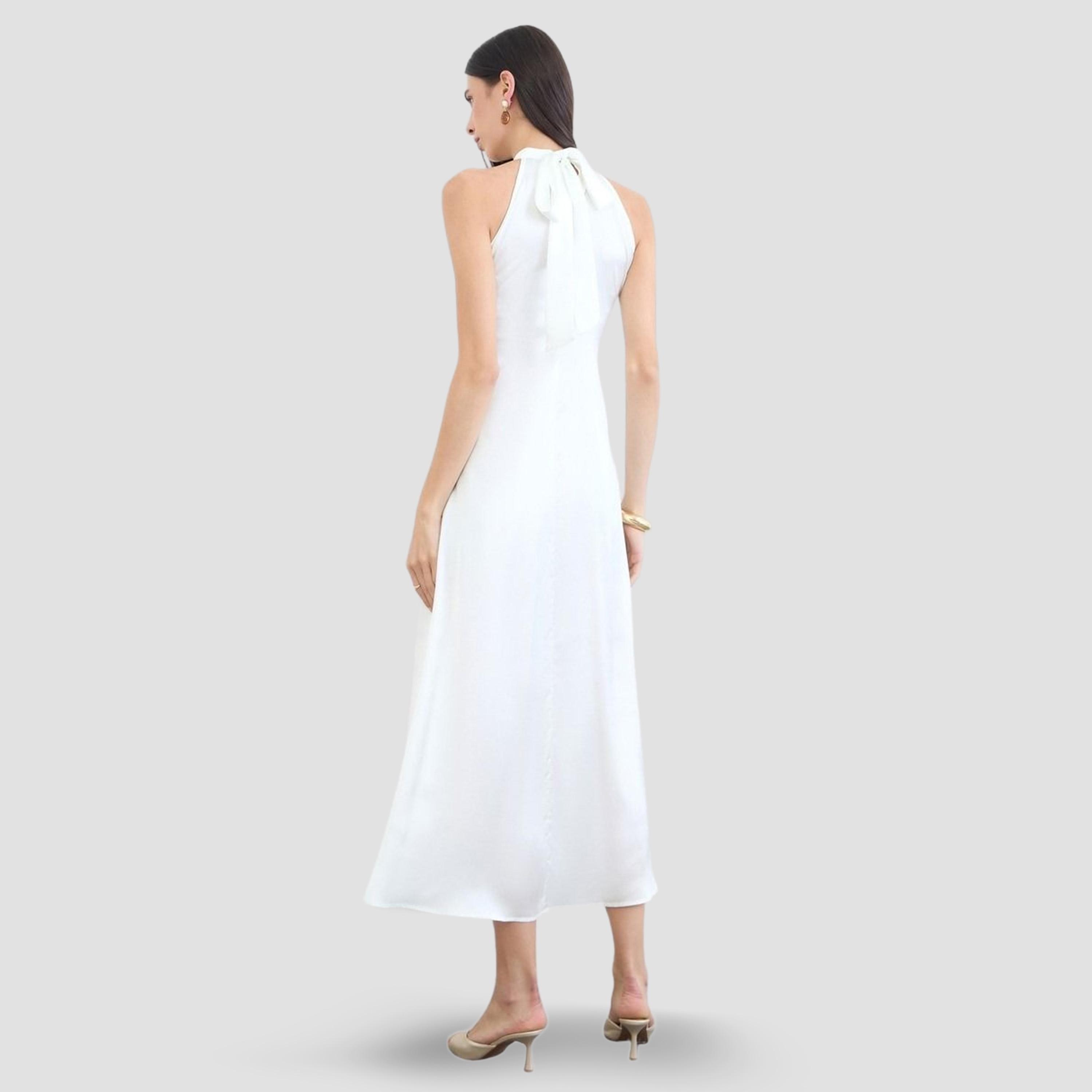Styli White Halter Neck Floral Maxi Dress-women-clothing-dresses-image-4