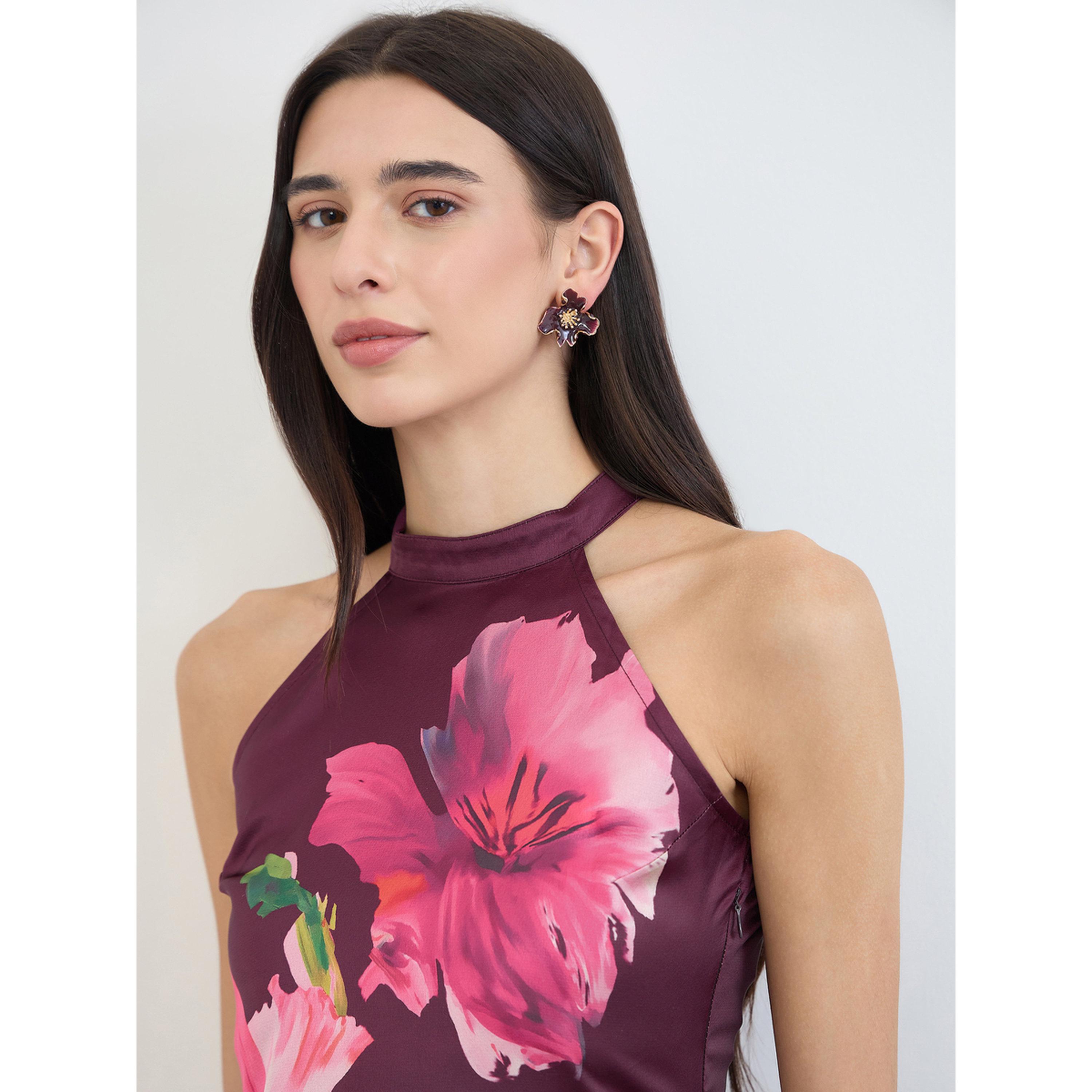 Styli Purple Halter Neck Floral Maxi Dress-women-clothing-dresses-image-4