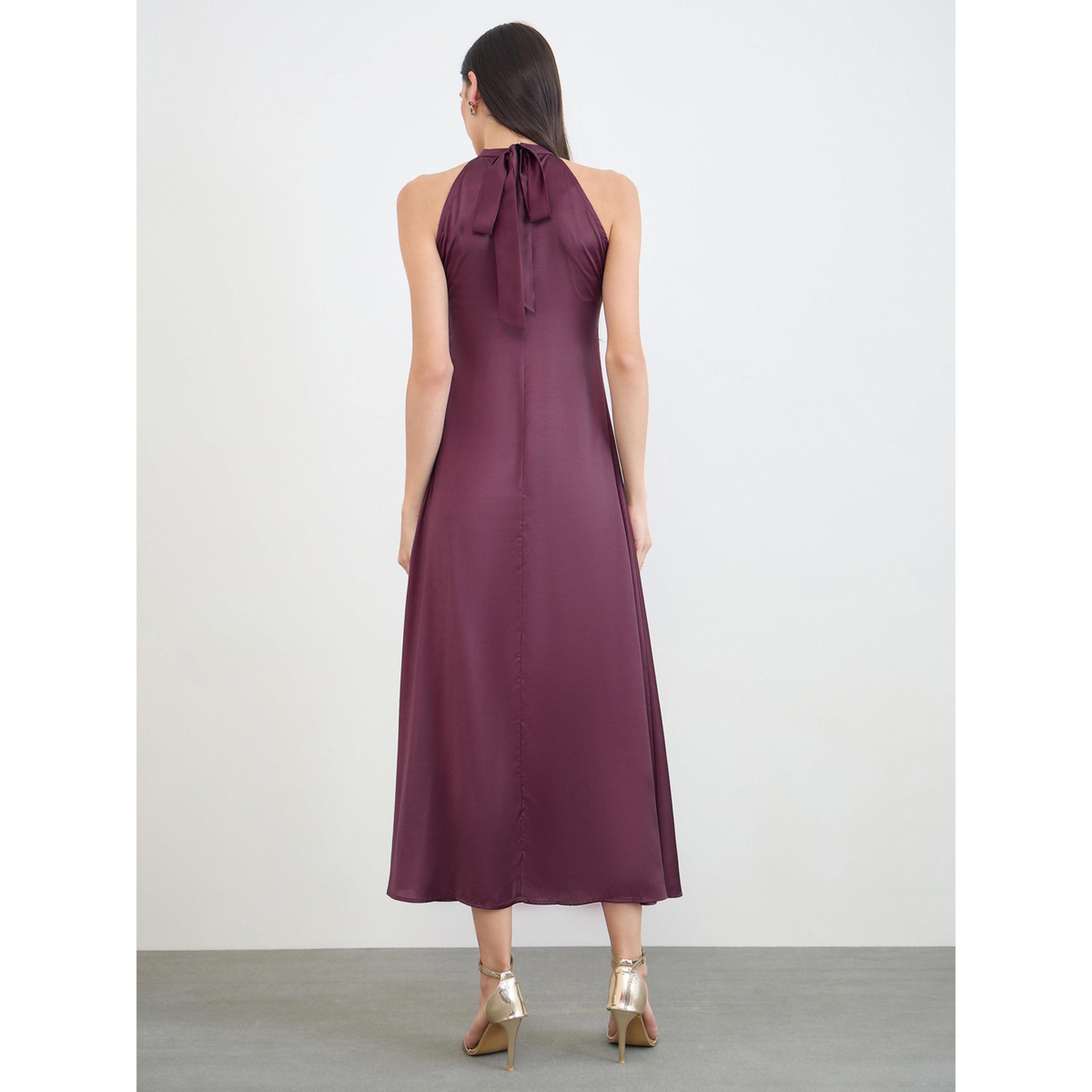 Styli Purple Halter Neck Floral Maxi Dress-women-clothing-dresses-image-5