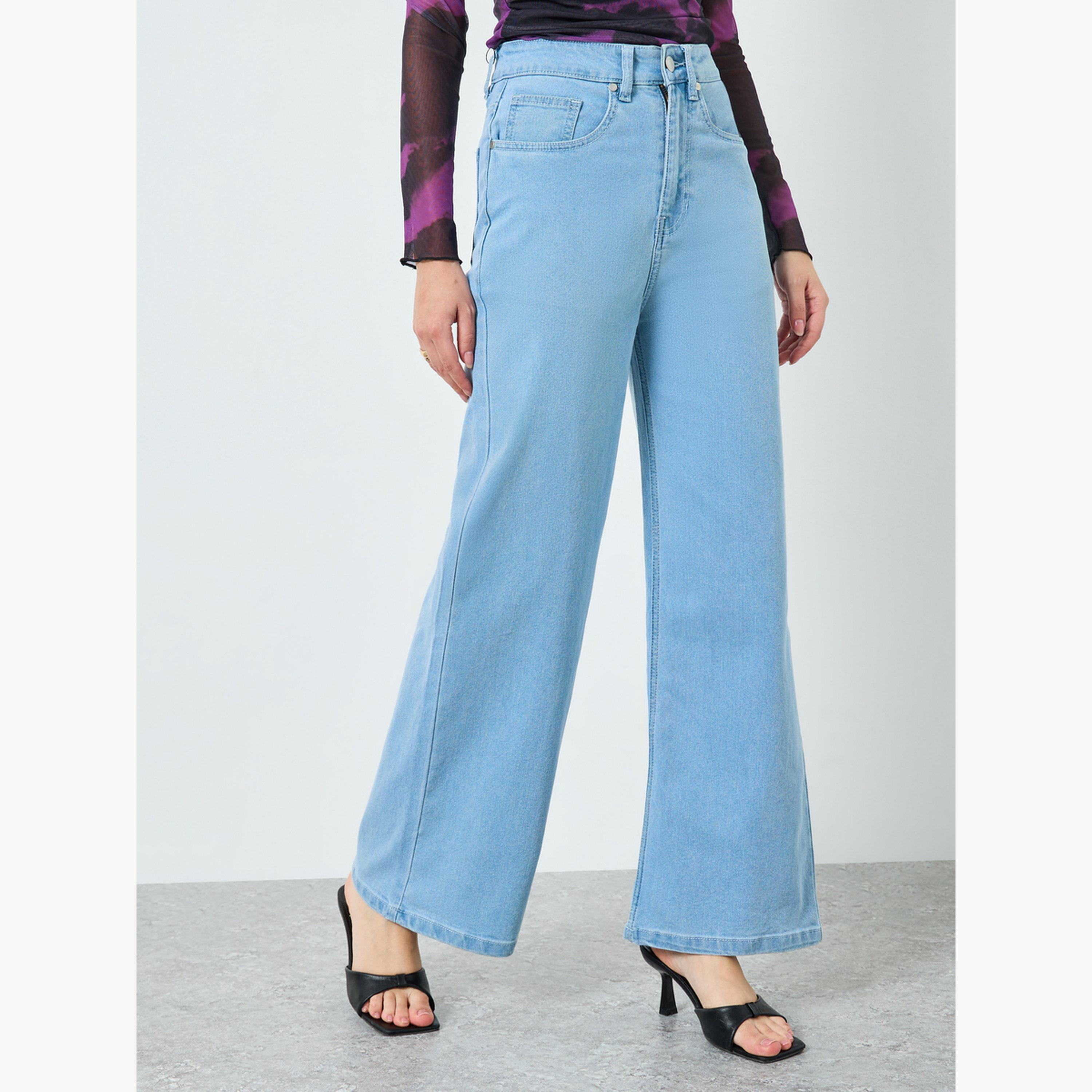 جينز بأرجل واسعة-women-clothing-bottoms-jeans-image-1