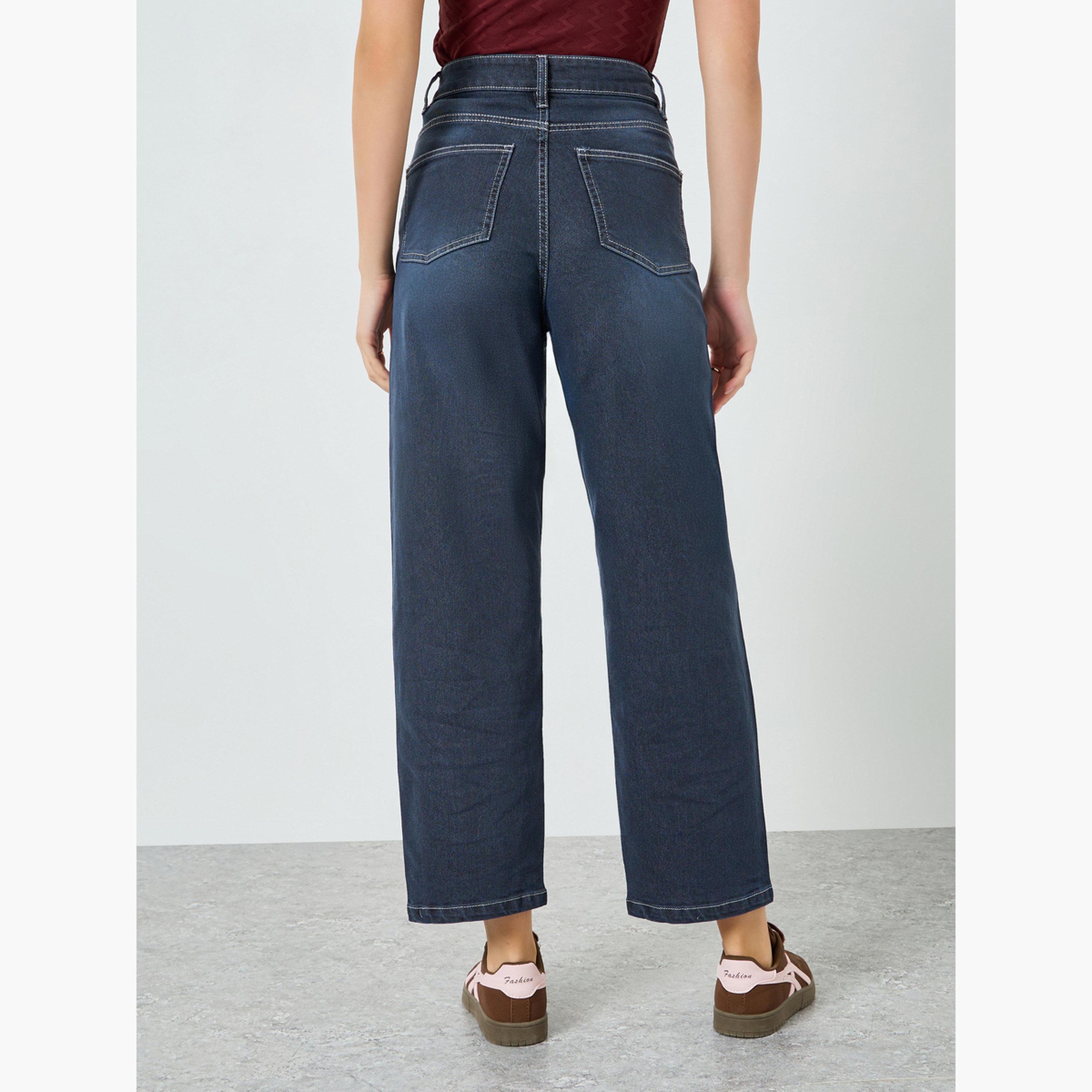 Styli Women Grey Relaxed Fit Jeans-women-clothing-bottoms-jeans-image-3