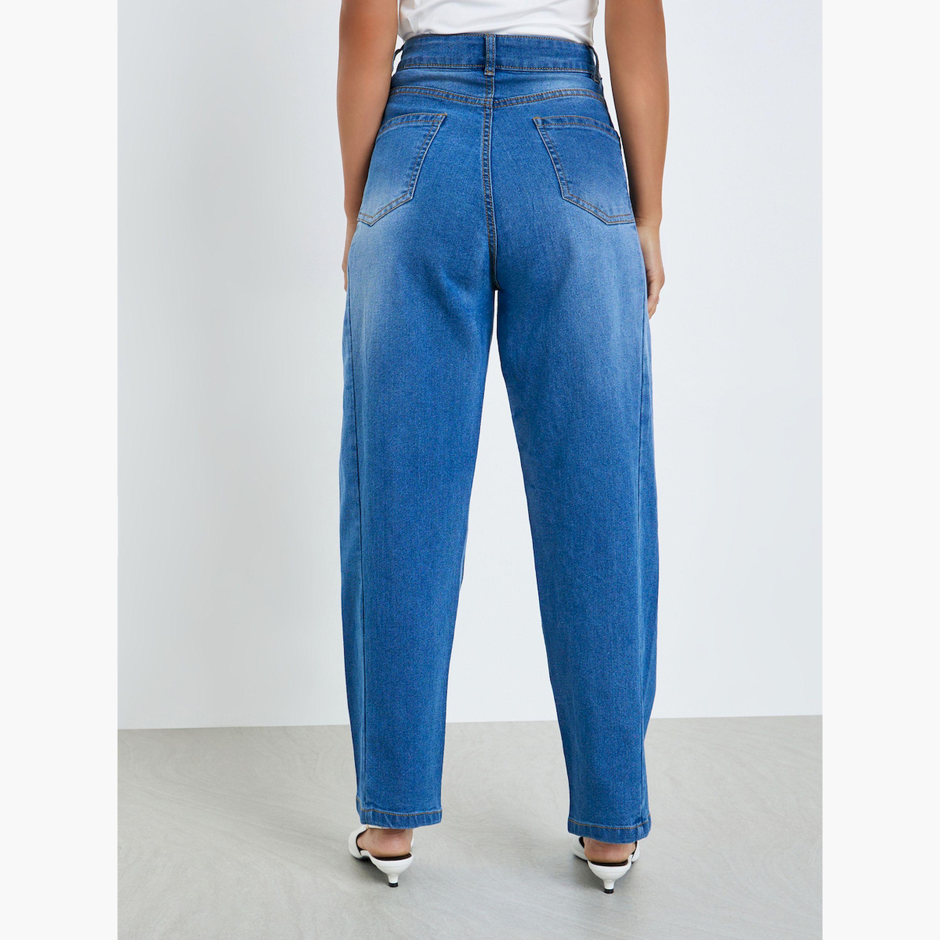 جينز بقصة باريل وخصر عالي-women-clothing-bottoms-jeans-image-4