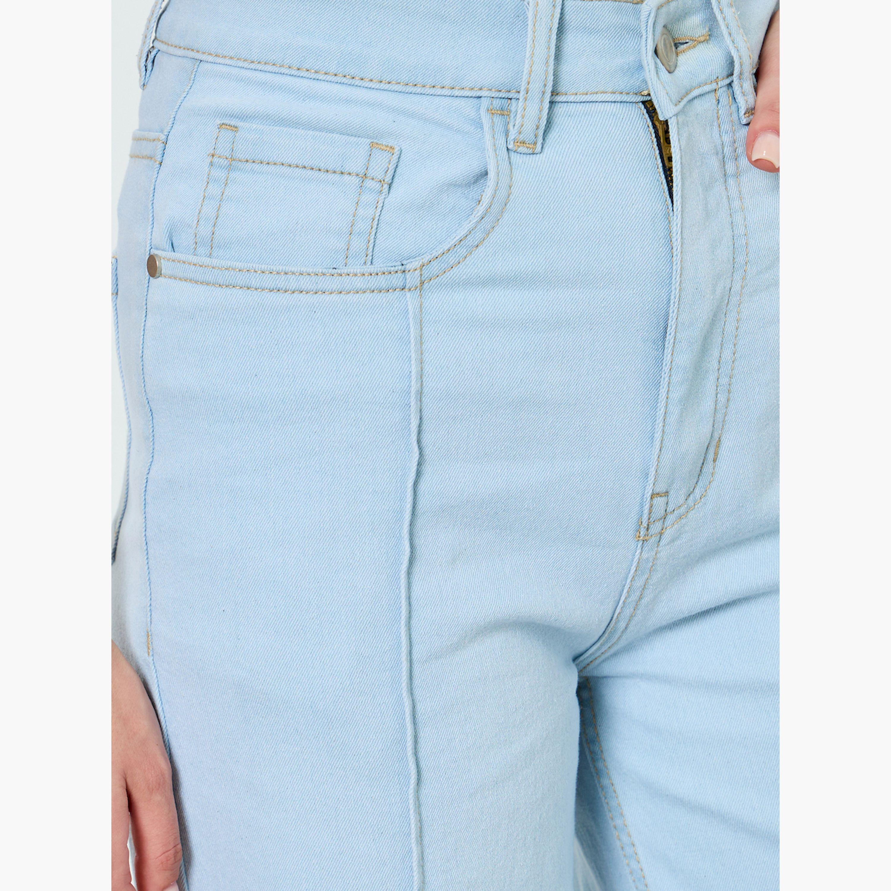 Styli Women Straight Fit Jeans with Pintuck Details-women-clothing-bottoms-jeans-image-3