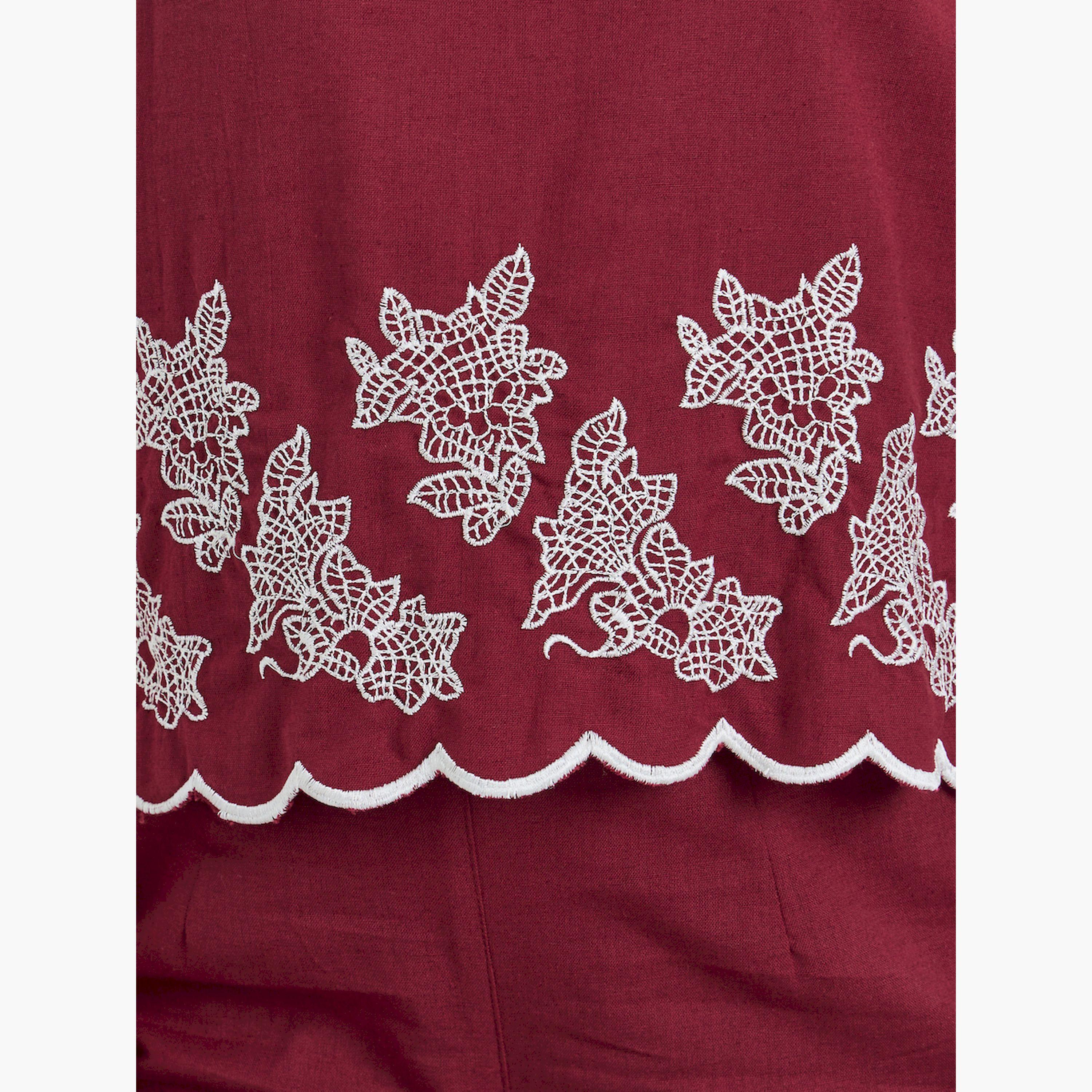 Styli Women Embroidered Top and Trousers Co-Ords-women-clothing-coordsets-image-3