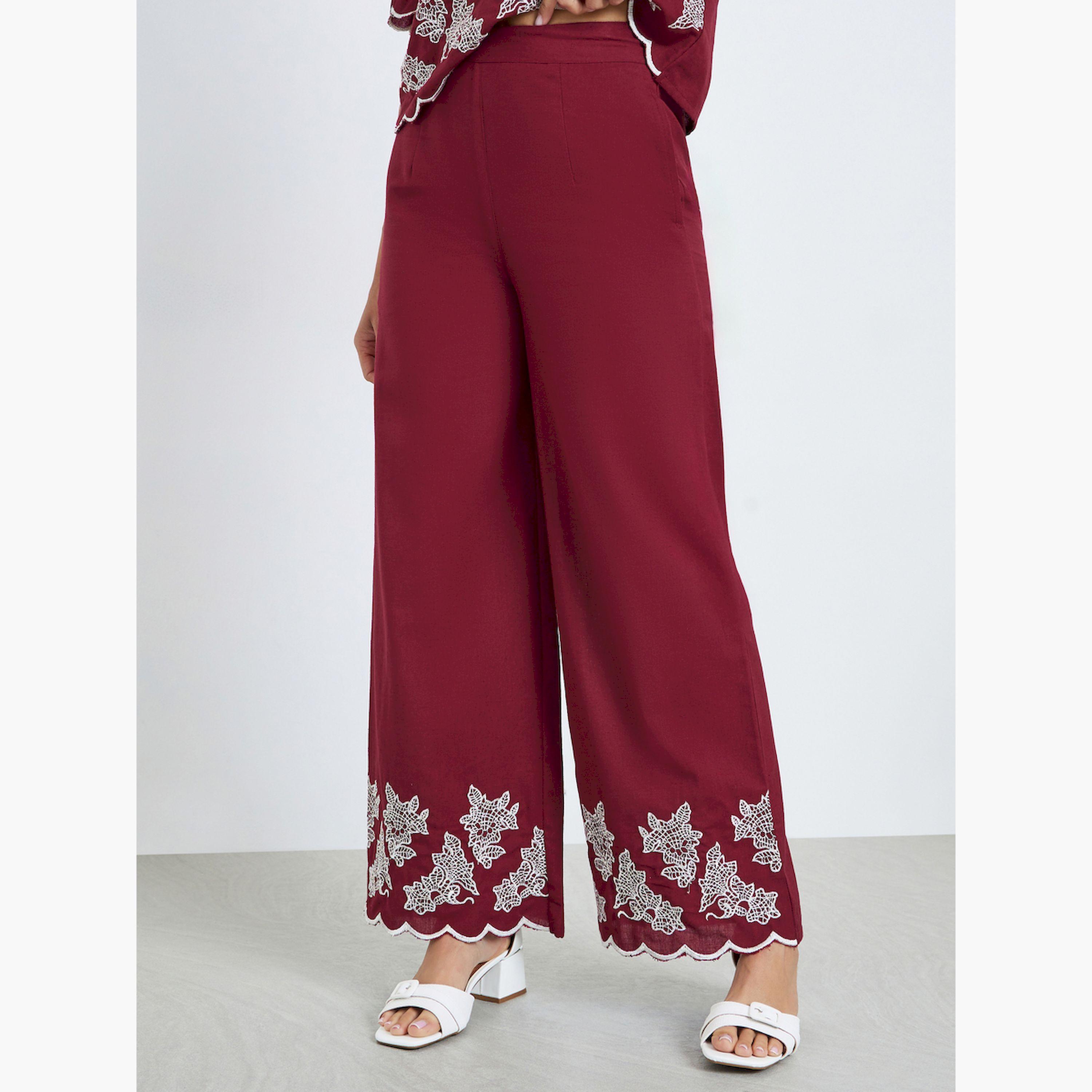 Styli Women Embroidered Top and Trousers Co-Ords-women-clothing-coordsets-image-4