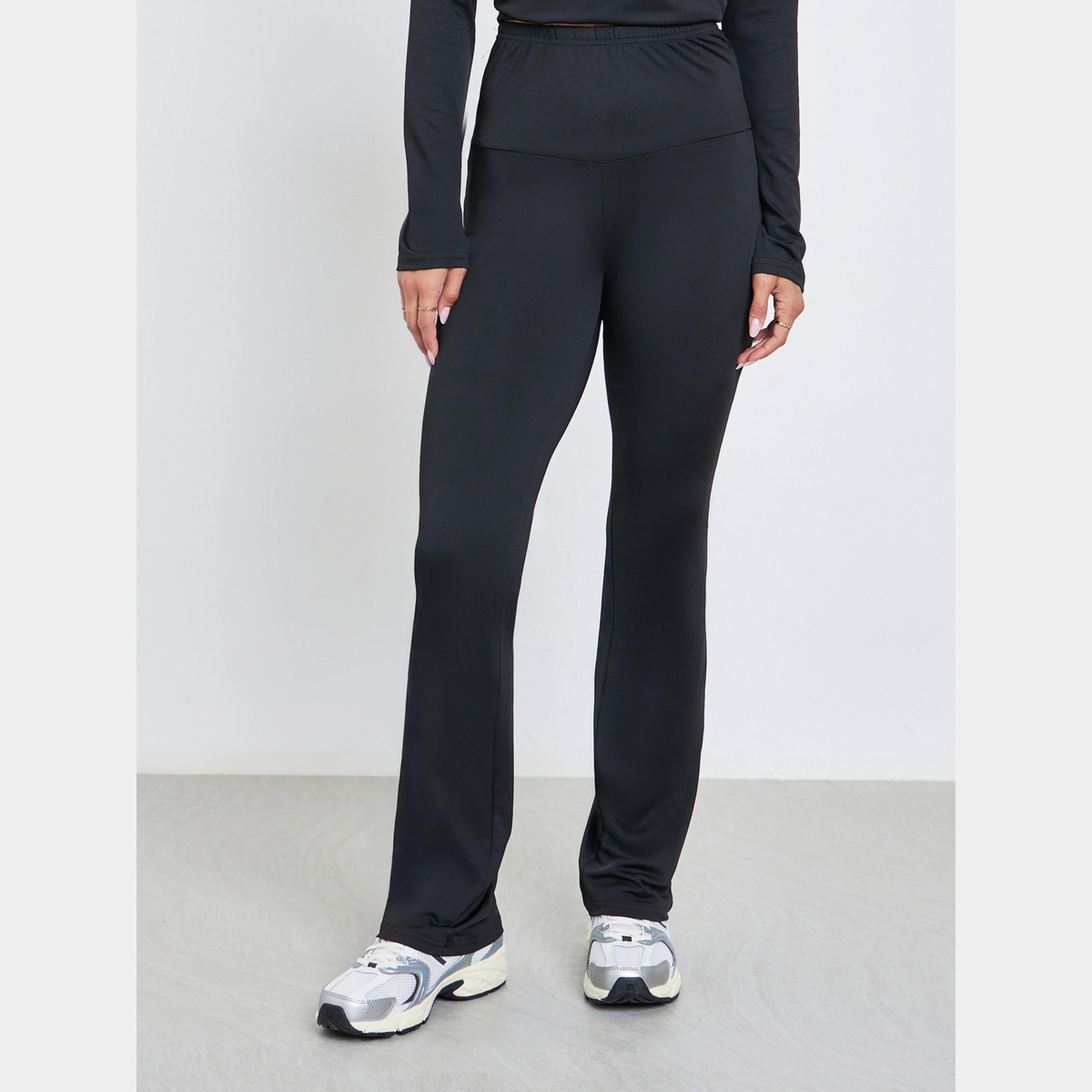 Styli Black Fitted T-Shirt and Leggings Co-ords-women-clothing-coordsets-image-3