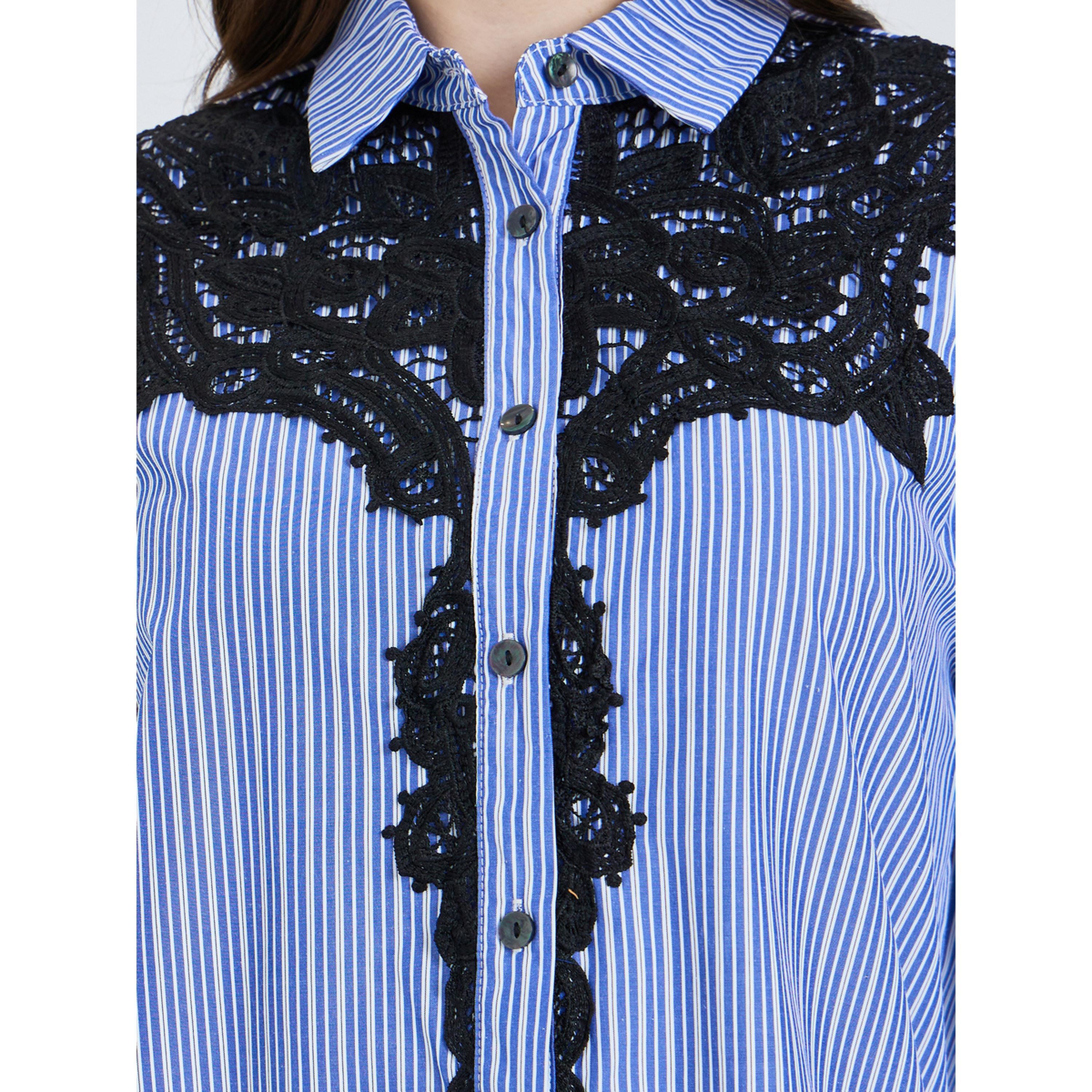 بلوزة مخطط بتفاصيل دانتيل-women-clothing-shirtsandblouses-shirts-image-3
