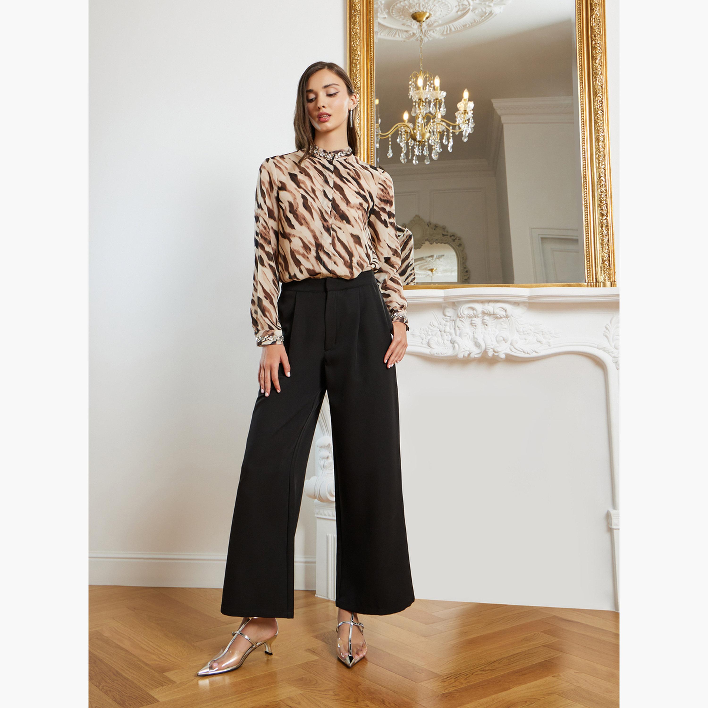 بلوزة بأكمام طويلة وطبعة-women-clothing-shirtsandblouses-blouses-image-2