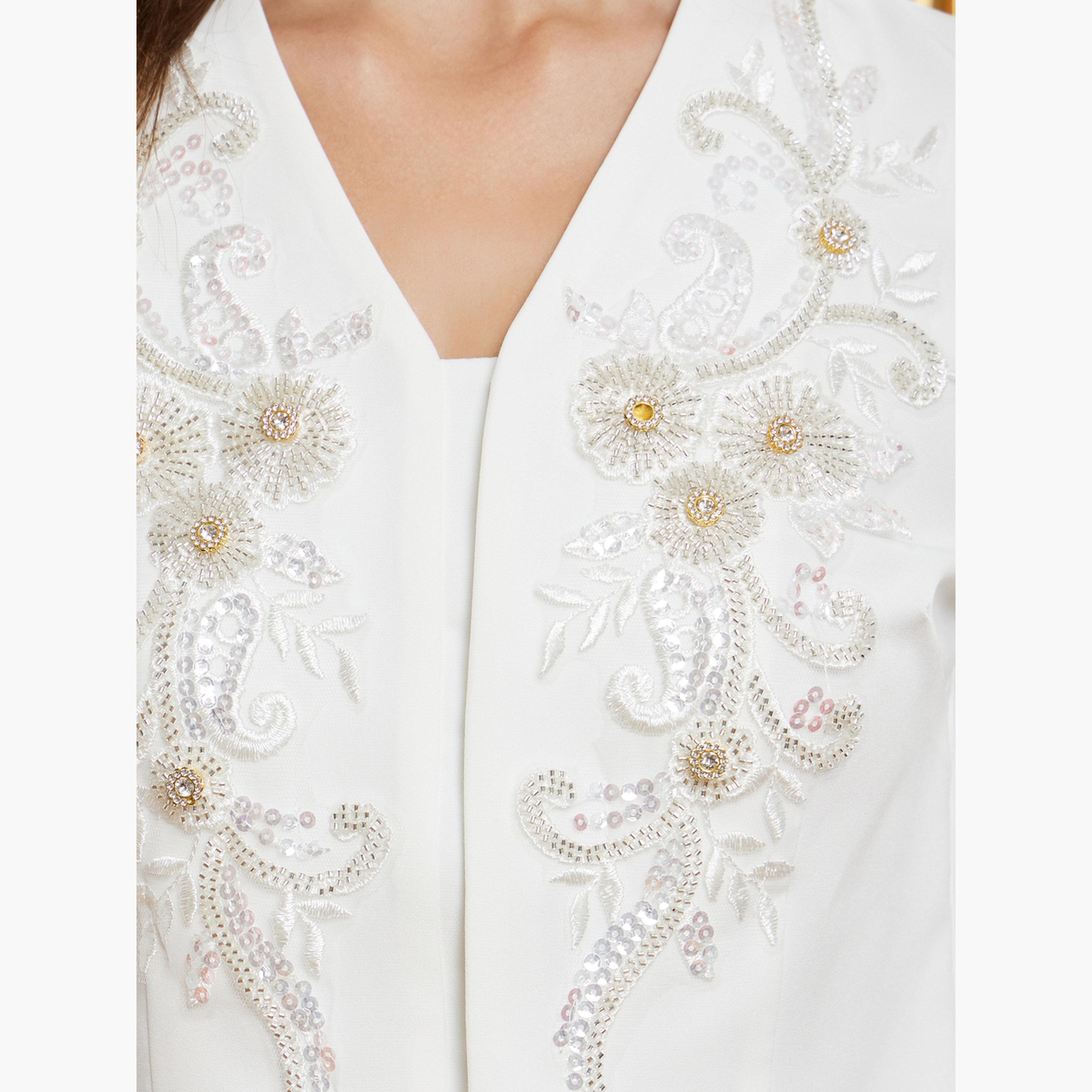 بلوزة بأكمام كاب وتفاصيل مزينة-women-clothing-shirtsandblouses-blouses-image-4