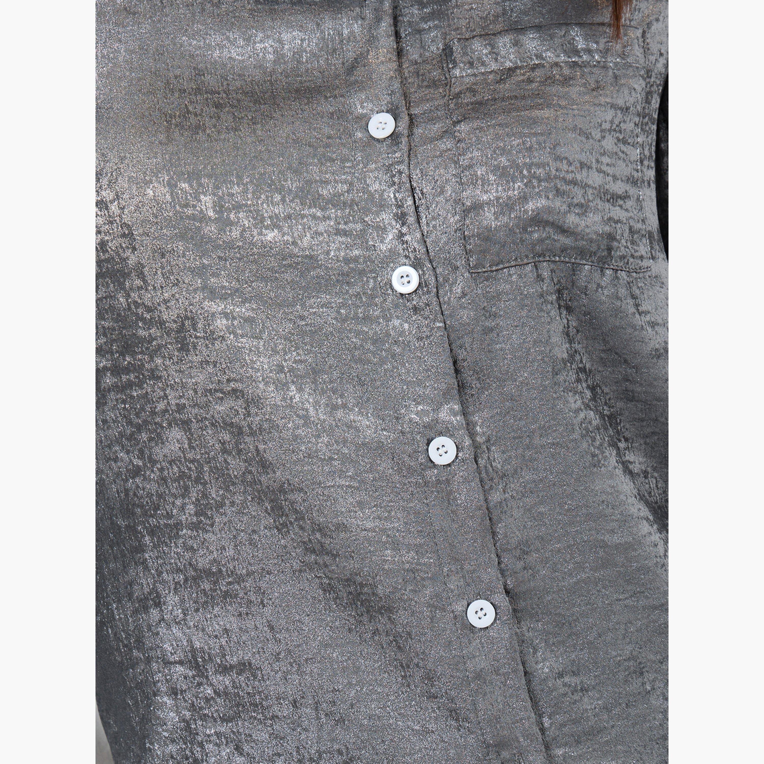 تيك تو - قميص سادة بأكمام طويلة-women-clothing-shirtsandblouses-shirts-image-4