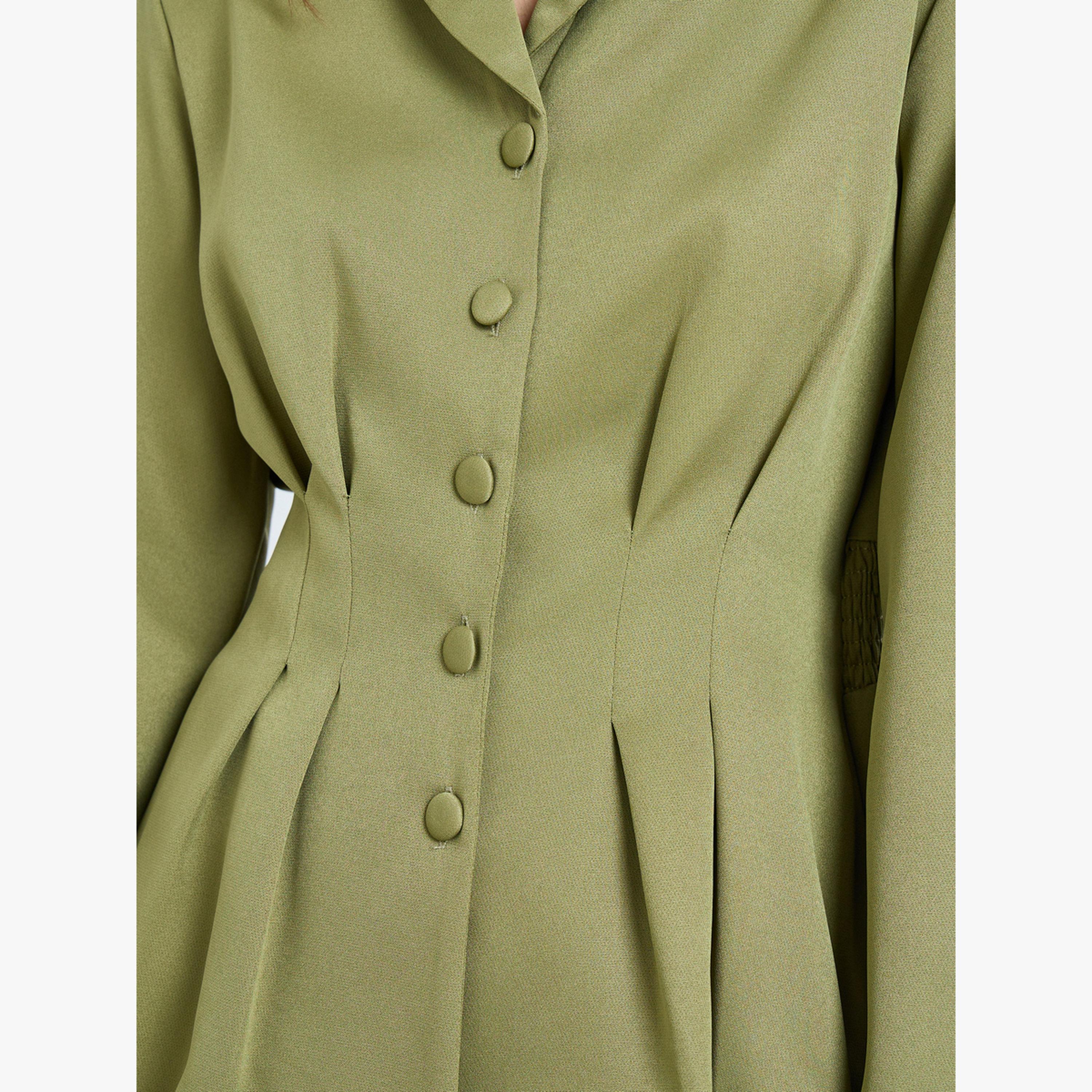 Take Two Olive Peplum Blazer and Trousers Co-ords-women-clothing-coordsets-image-3