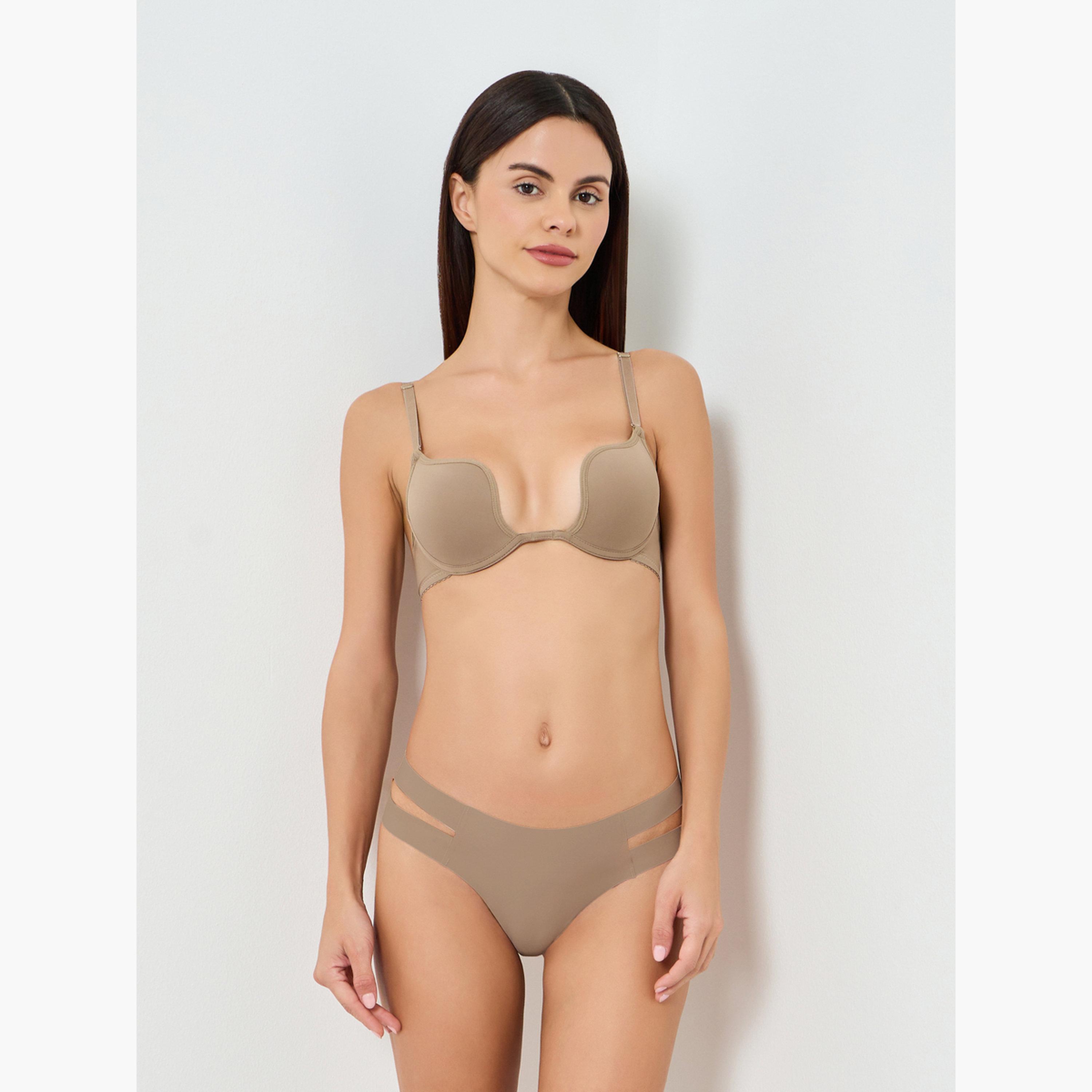 Take Two Solid Padded Wired Bra-women-clothing-lingerie-bras-image-2