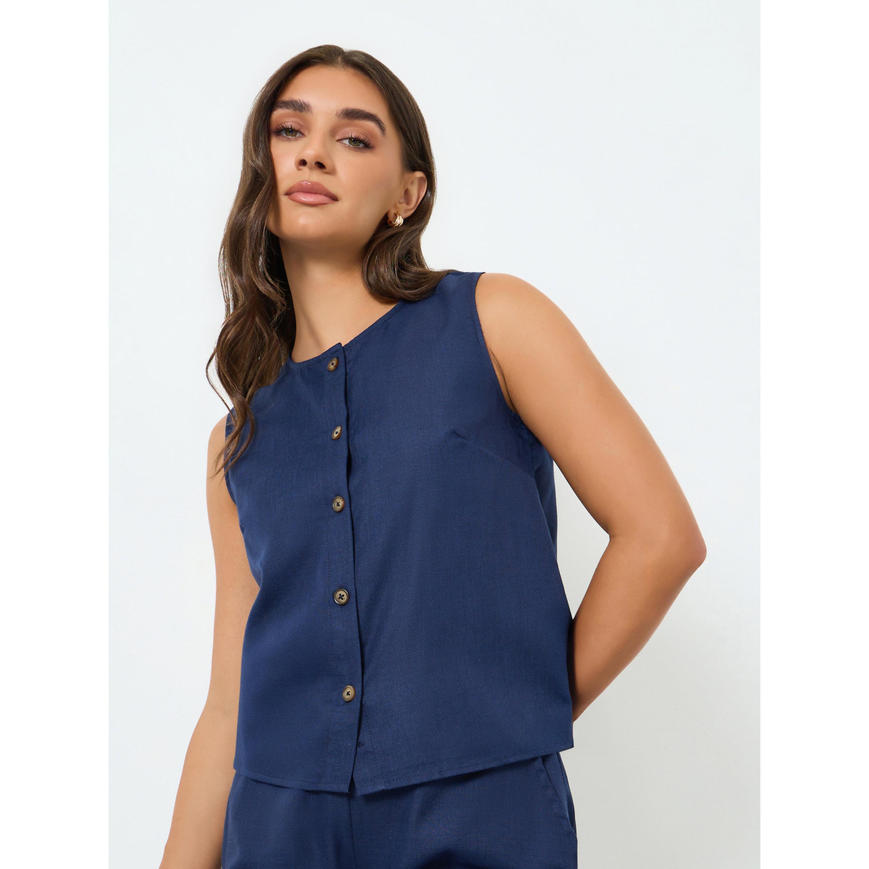 بلوزة قصيرة بلا أكمام-women-clothing-shirtsandblouses-blouses-image-1