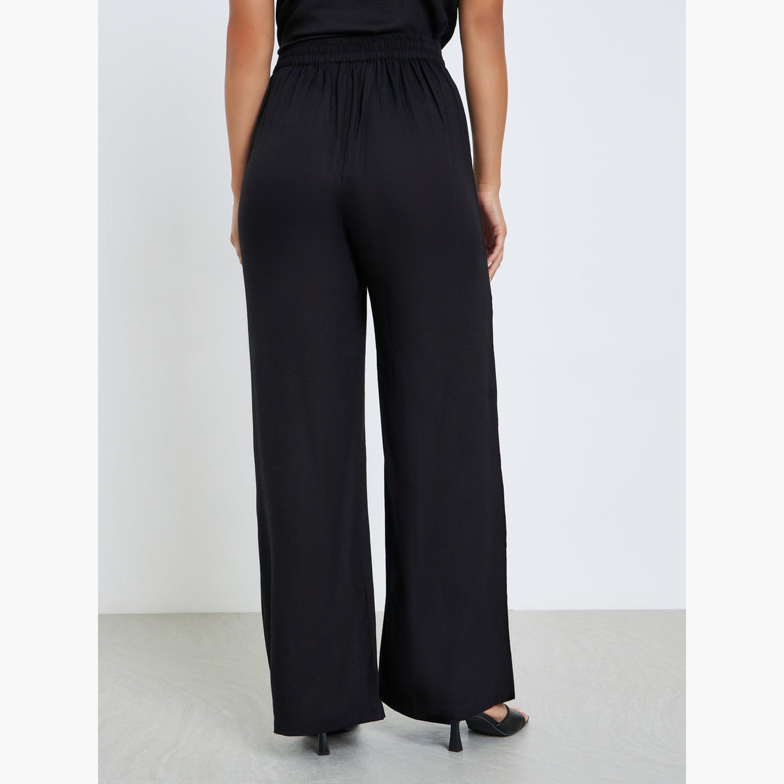 بنطال مطرز بأرجل واسعة-women-clothing-bottoms-trousers-image-3