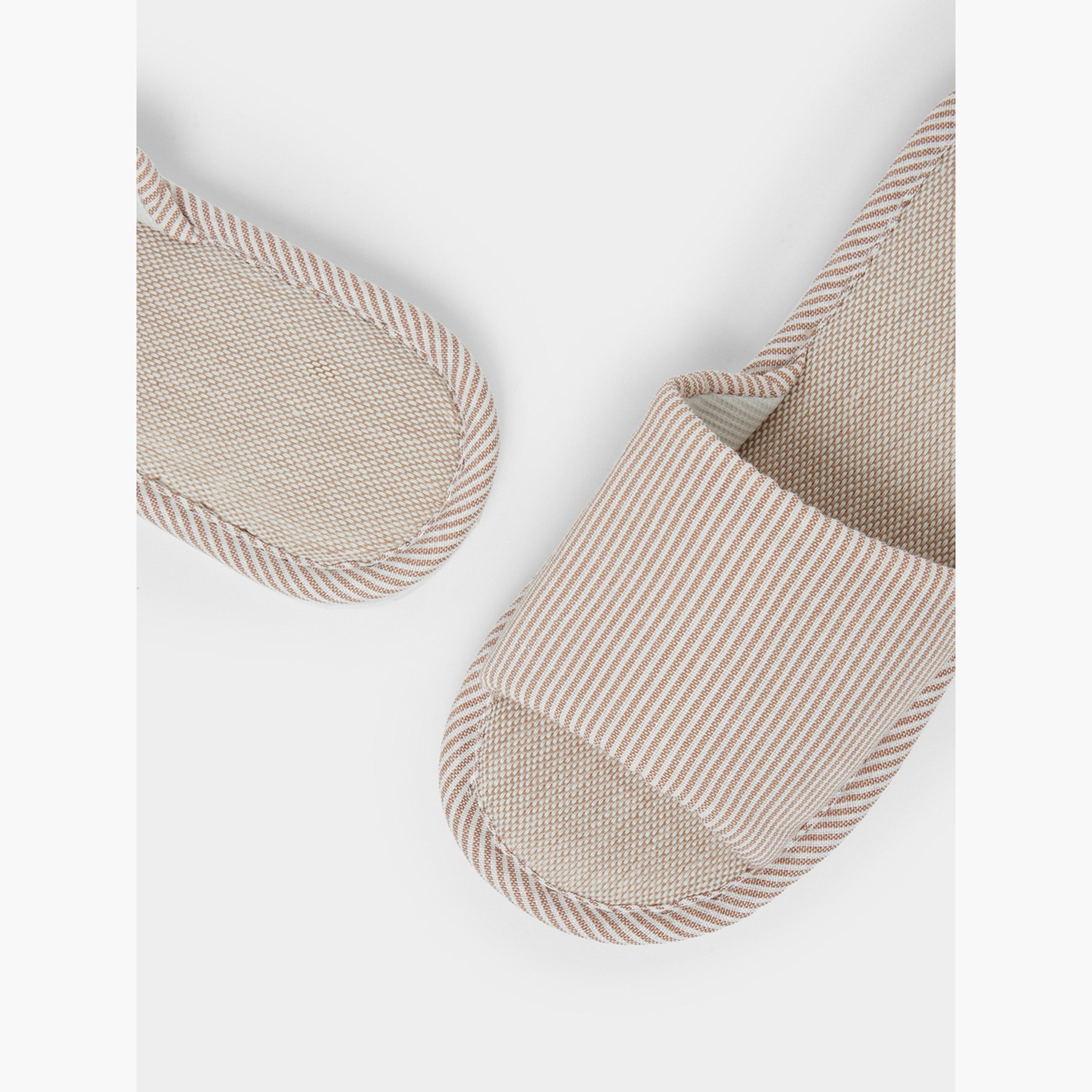 Take Two Striped Bathroom Slippers-women-shoes-bedroomslippers-image-3
