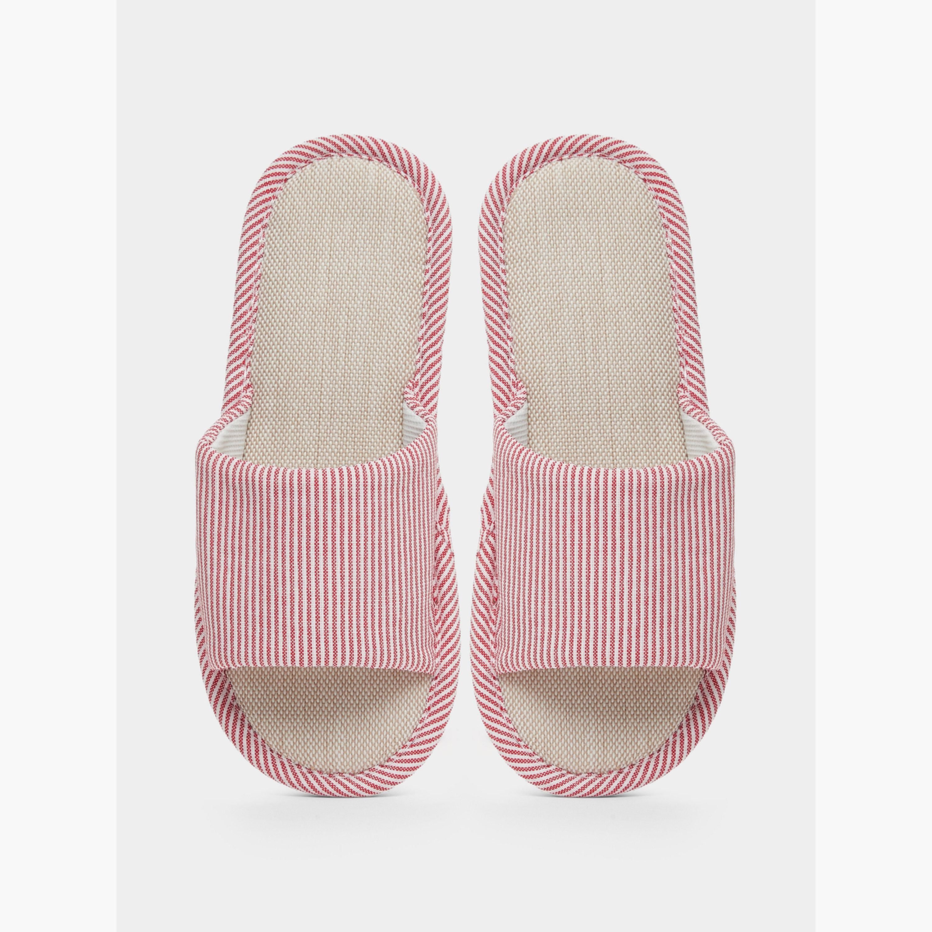 Take Two Striped Bathroom Slippers-women-shoes-bedroomslippers-image-5