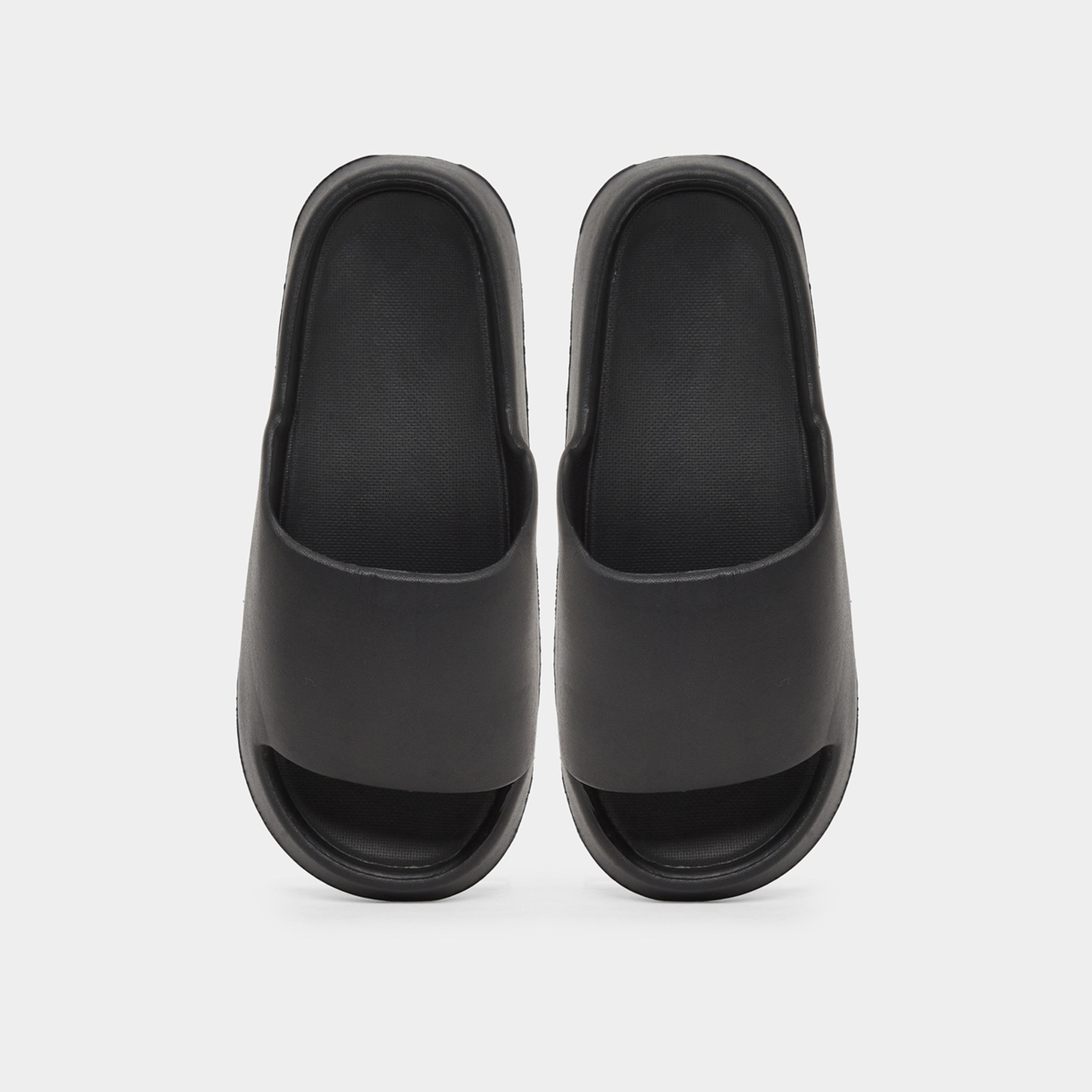 Take Two Solid Thick Sole Bathroom Slippers-women-shoes-flats-slides-image-3