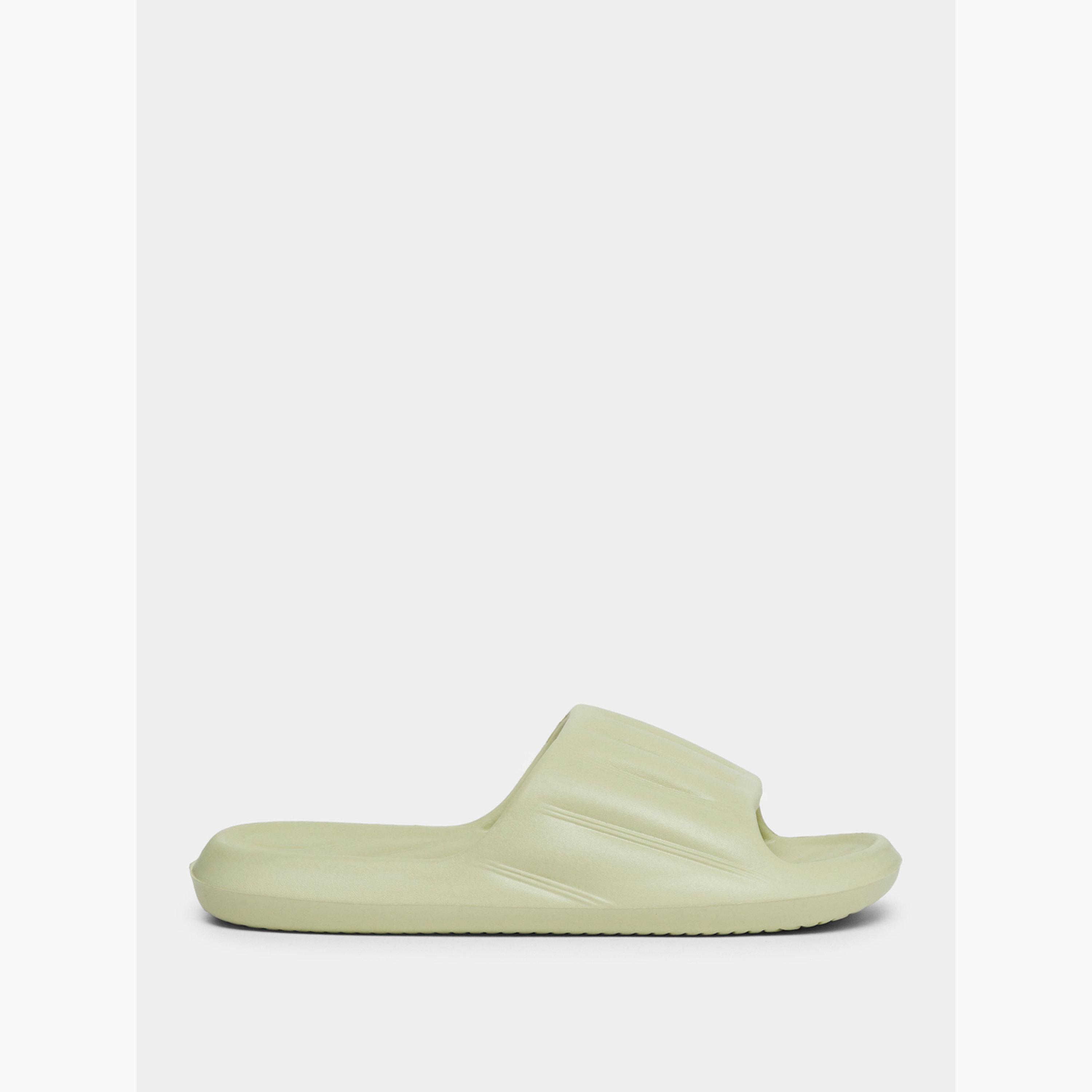 Take Two Solid Texture Anti-Slip Bathroom Slippers-women-shoes-flipflopsandslides-image-2