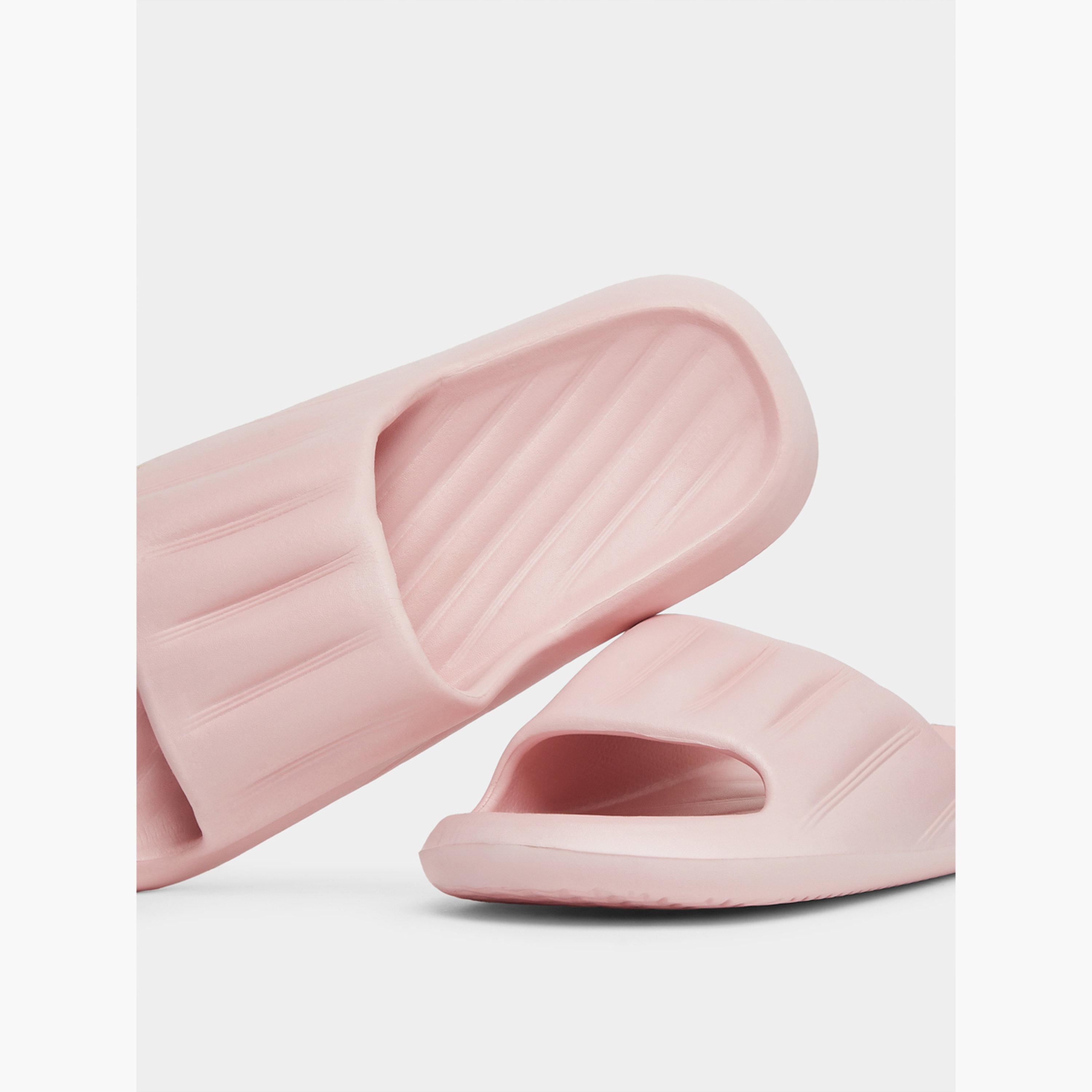 Take Two Solid Texture Anti-Slip Bathroom Slippers-women-shoes-flipflopsandslides-image-3