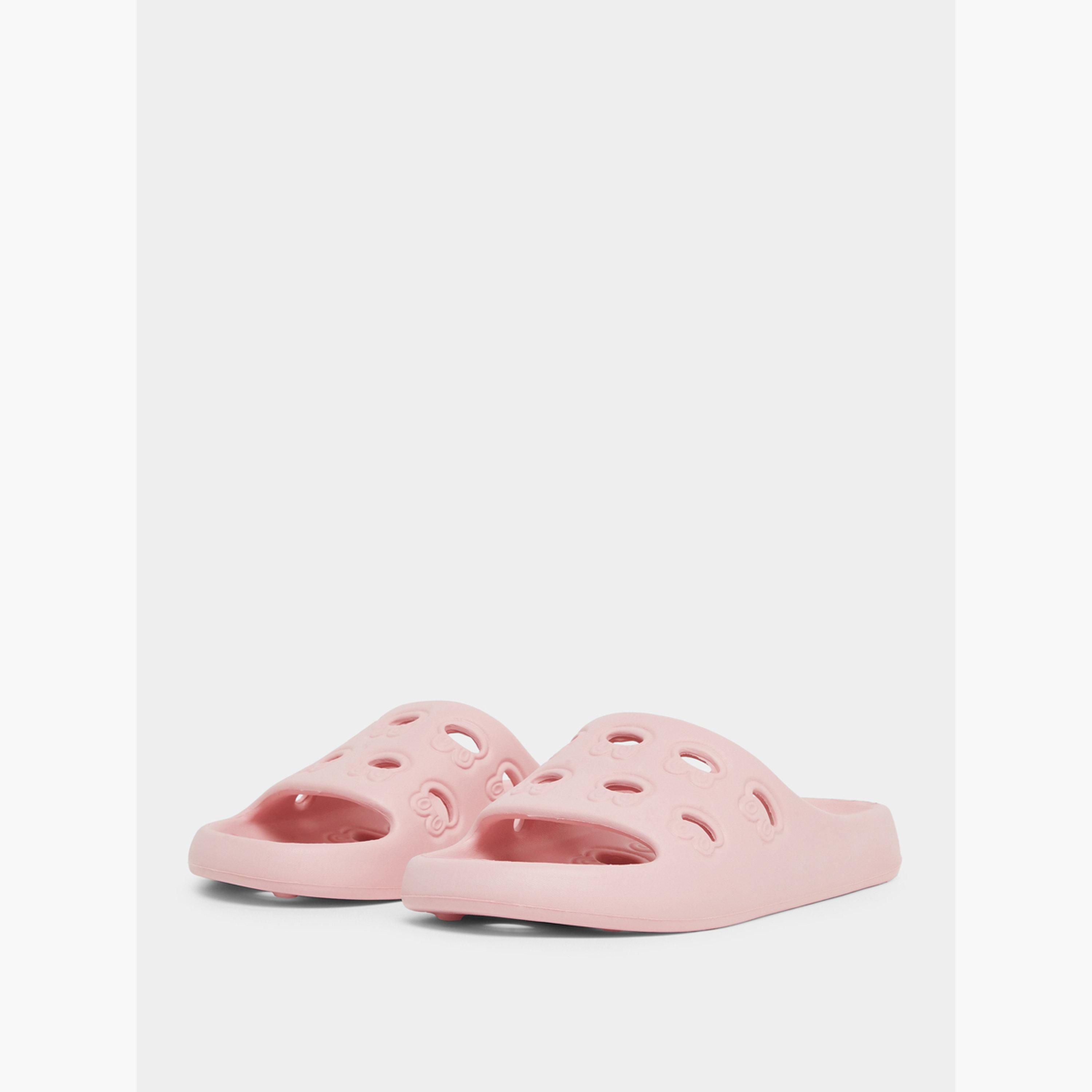 Take Two Solid Cut Out Anti-Slip Bathroom Slippers-women-shoes-flats-slides-image-1