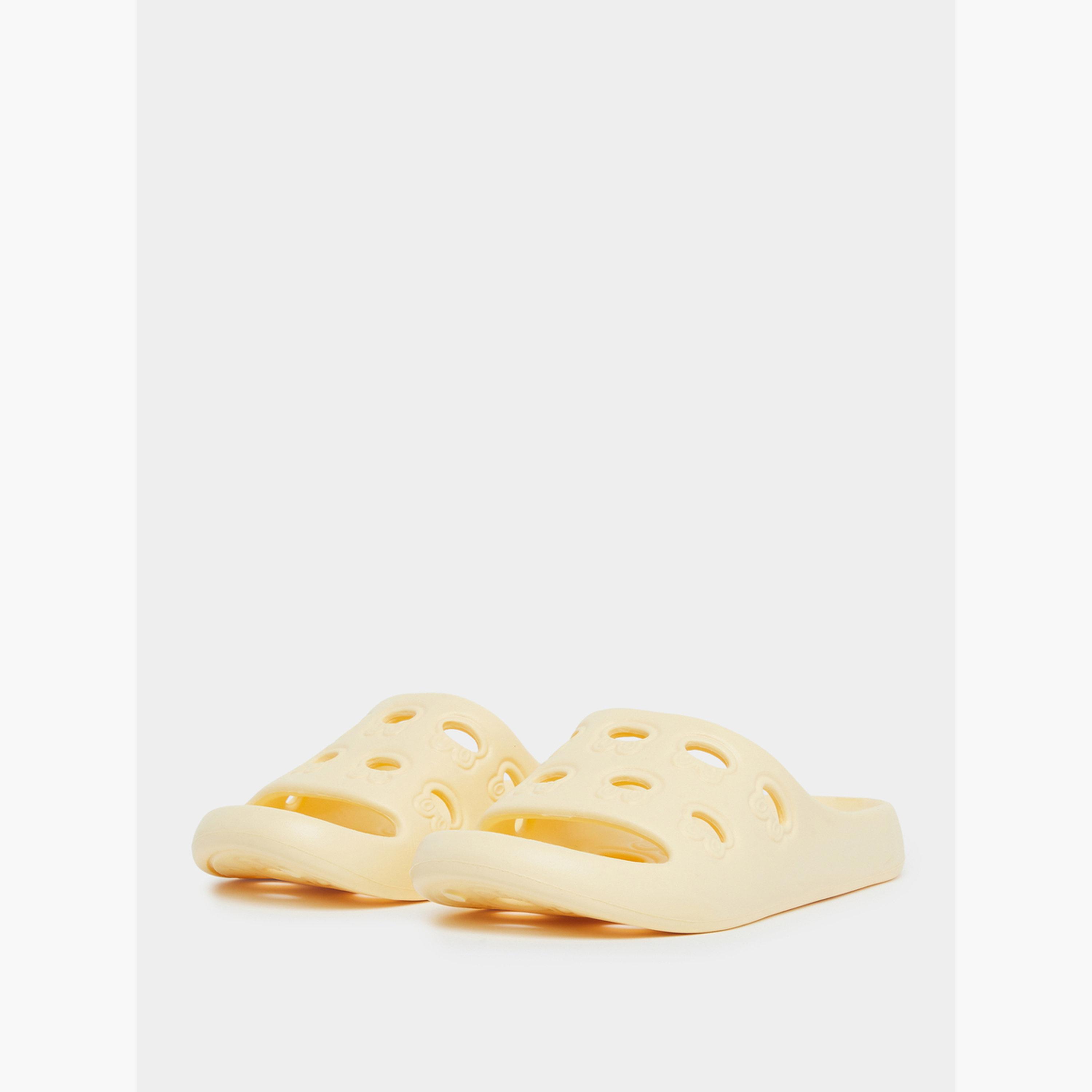 Take Two Solid Cut Out Anti-Slip Bathroom Slippers-women-shoes-flipflopsandslides-image-1