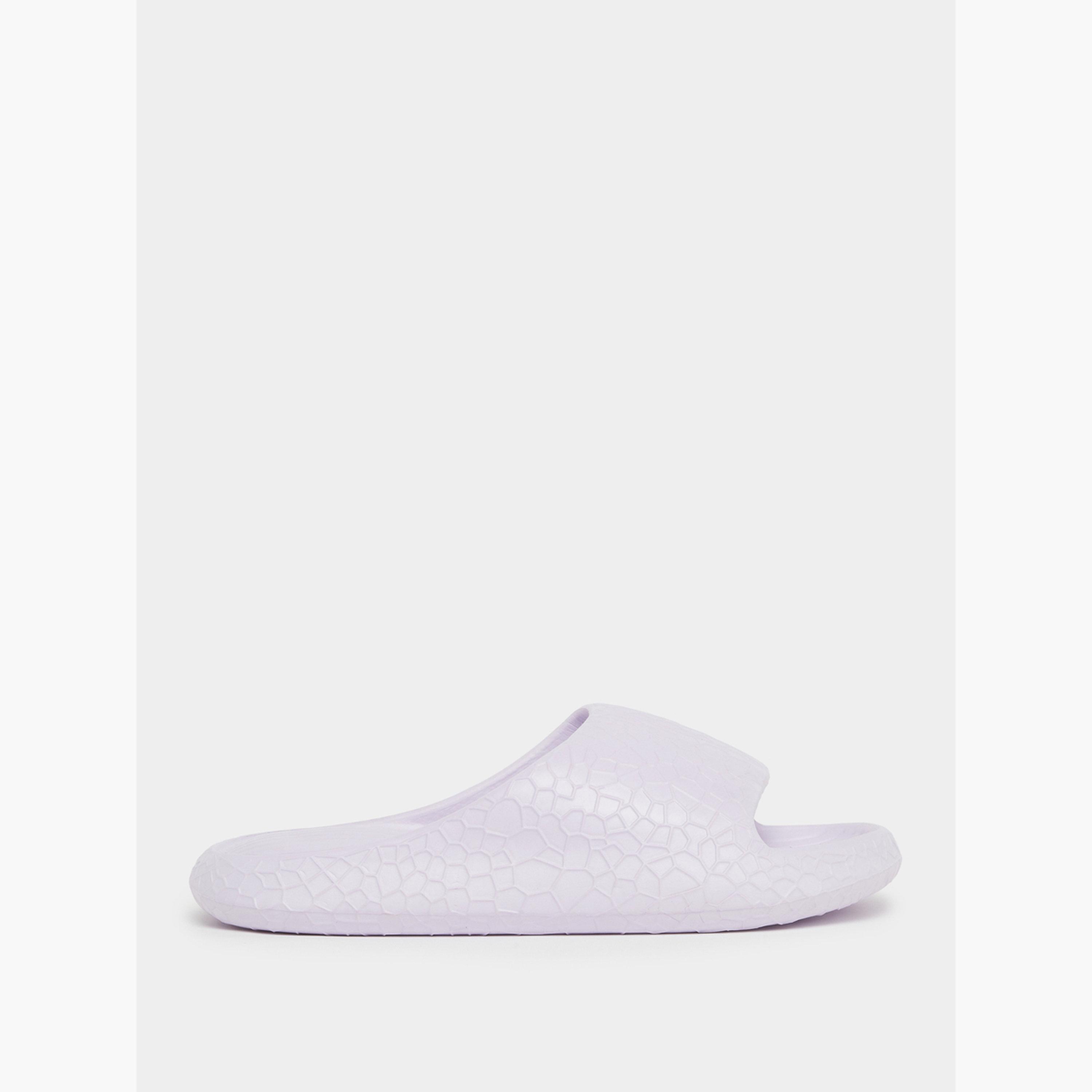 Take Two Solid Texture Anti-Slip Bathroom Slippers-women-shoes-flipflopsandslides-image-2