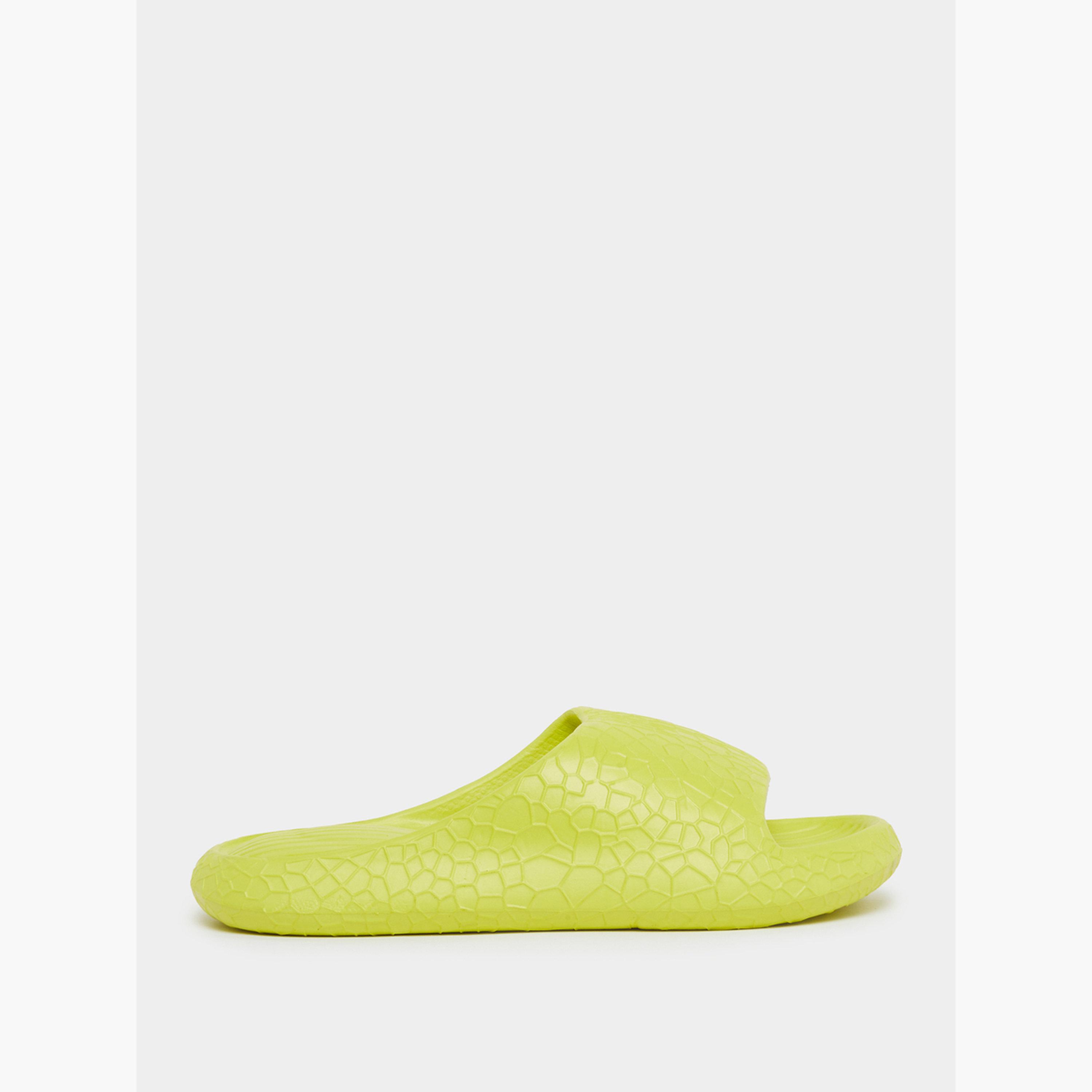 Take Two Solid Texture Anti-Slip Bathroom Slippers-women-shoes-flipflopsandslides-image-2
