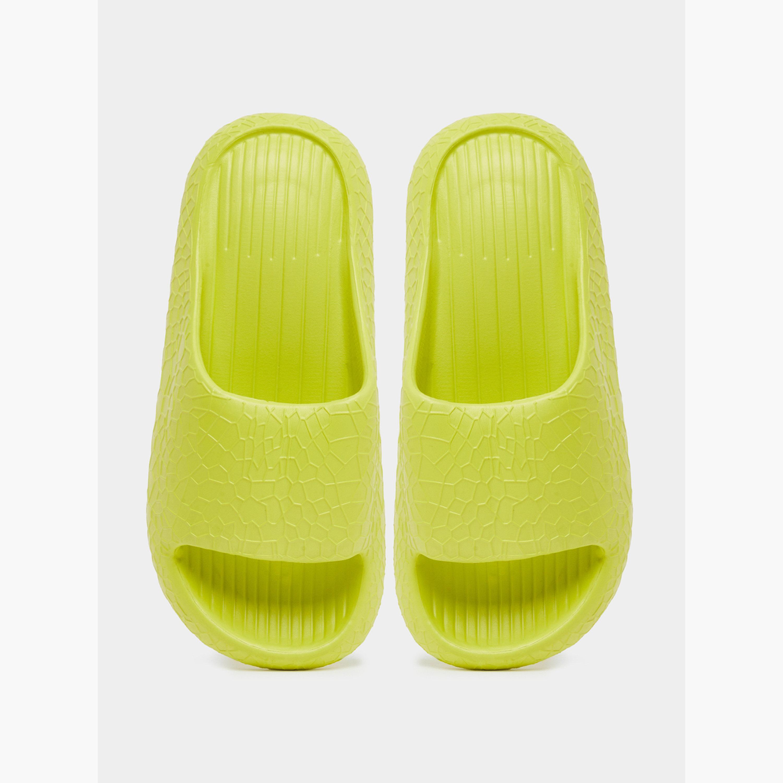 Take Two Solid Texture Anti-Slip Bathroom Slippers-women-shoes-flipflopsandslides-image-5