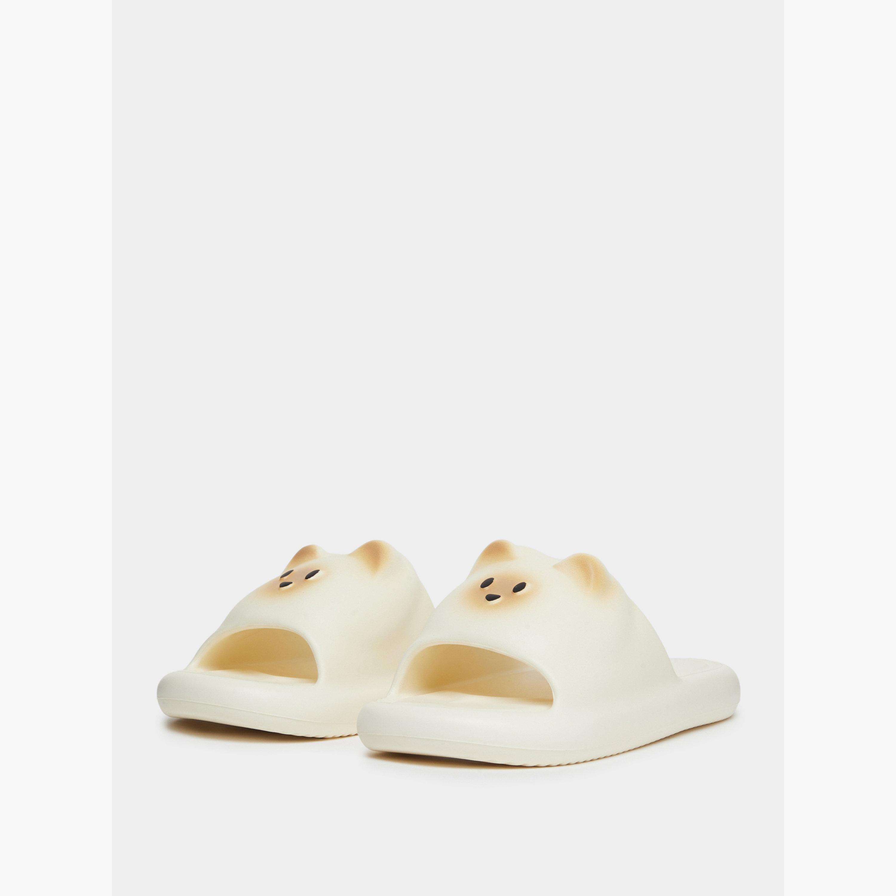 تيك تو - شبشب حمام مضاد للانزلاق قطط صغيرة سادة-women-shoes-flipflopsandslides-image-1