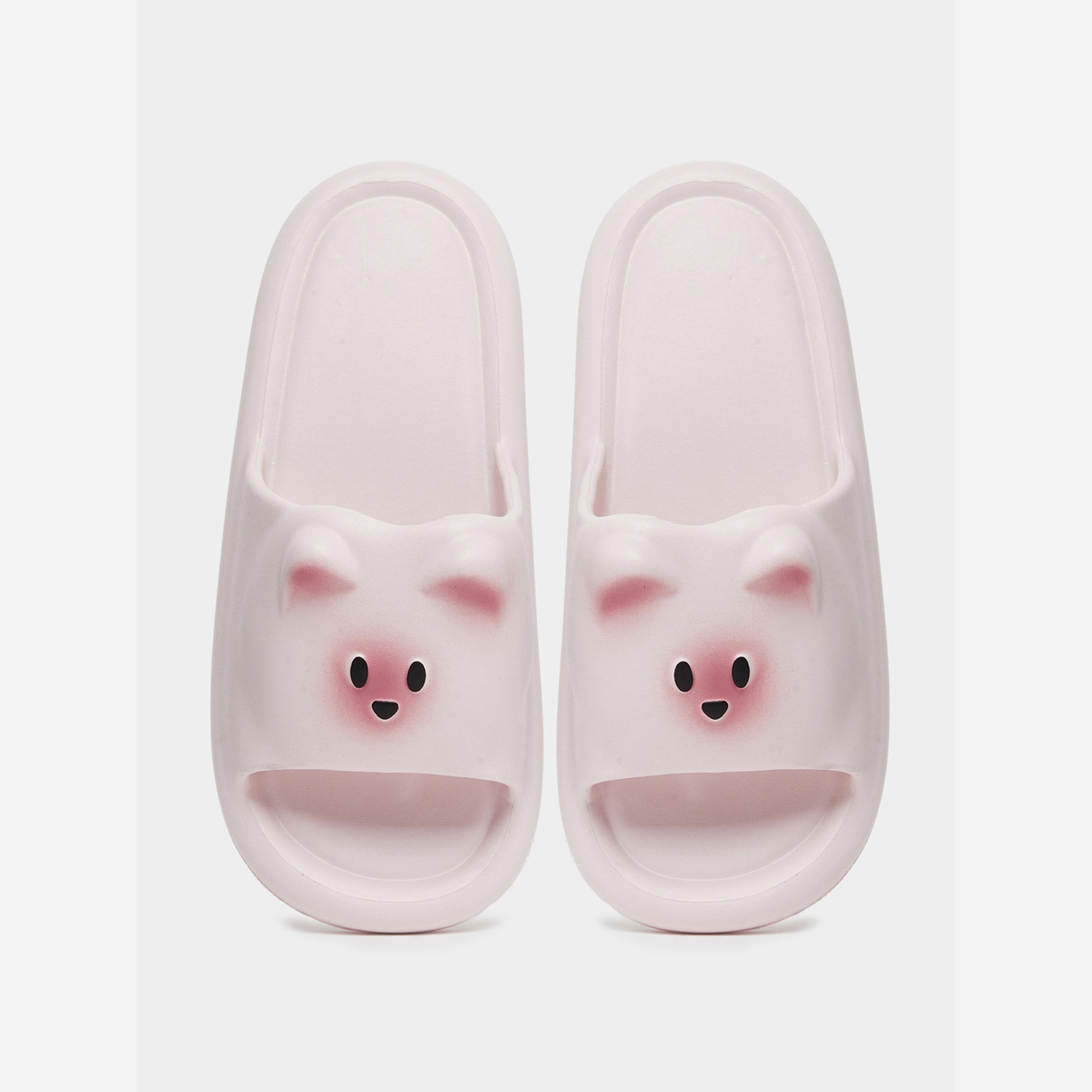 Take Two Solid Kitty Anti-Slip Bathroom Slippers-women-shoes-flipflopsandslides-image-3